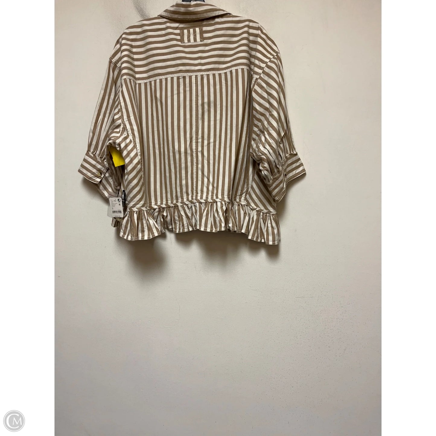 Top Short Sleeve By We The Free In Striped Pattern, Size: M