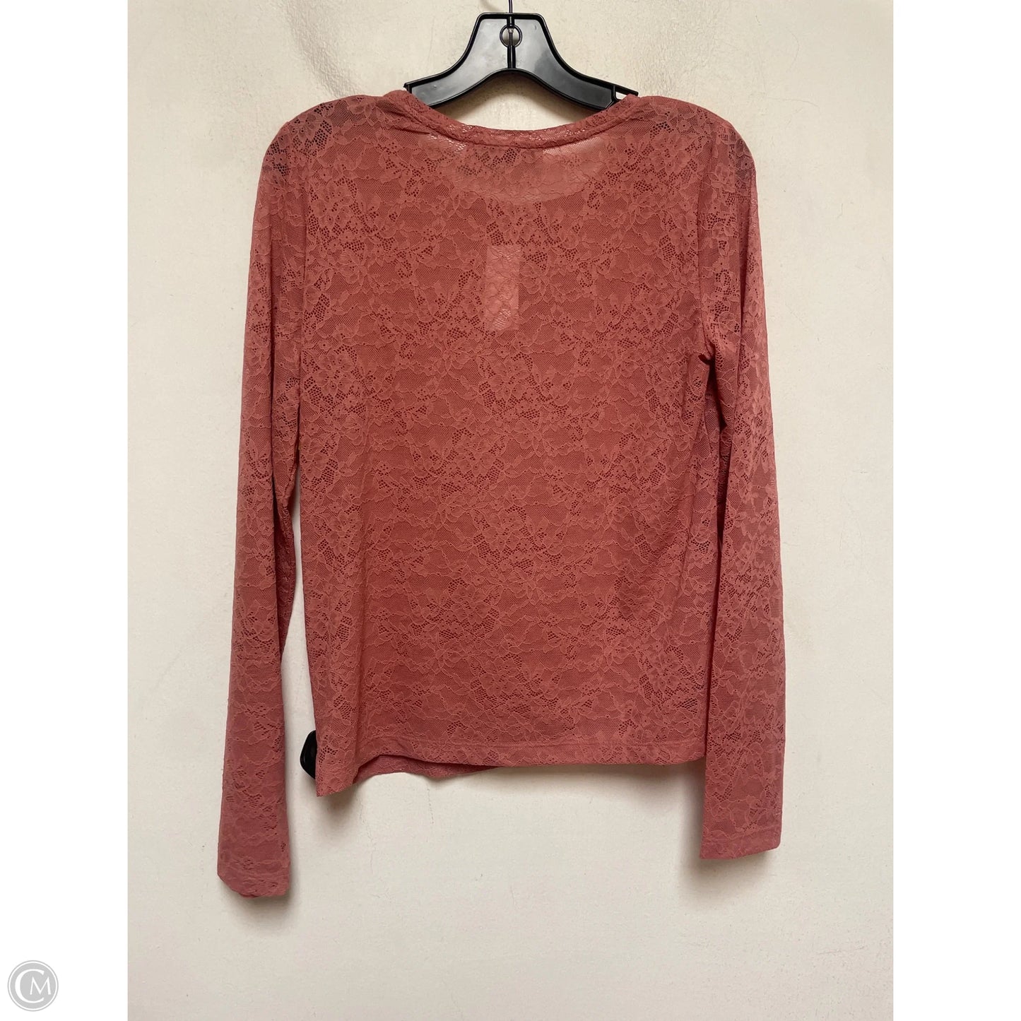 Top Long Sleeve By Loft In Pink, Size: M