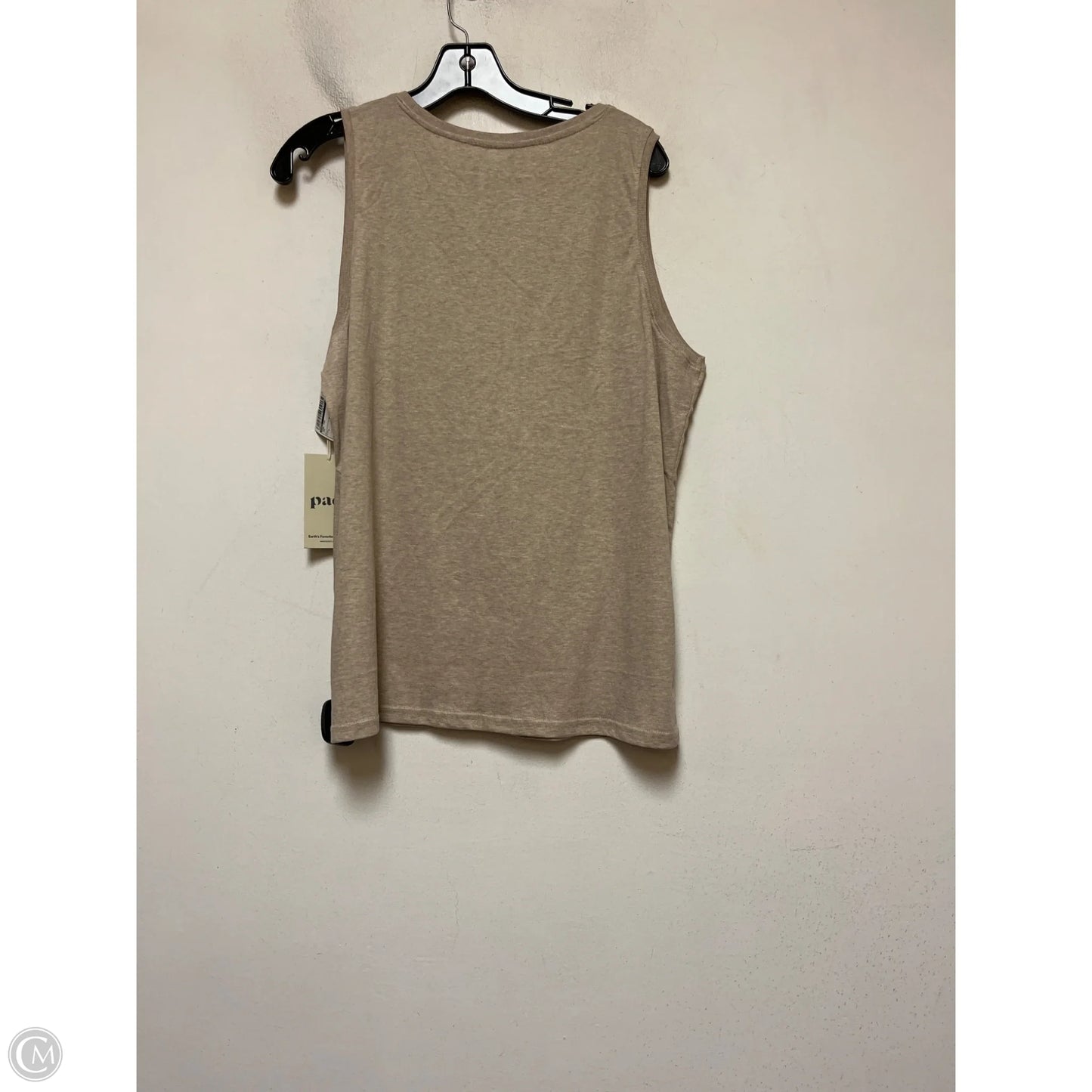 Tank Top By Pact In Tan, Size: L