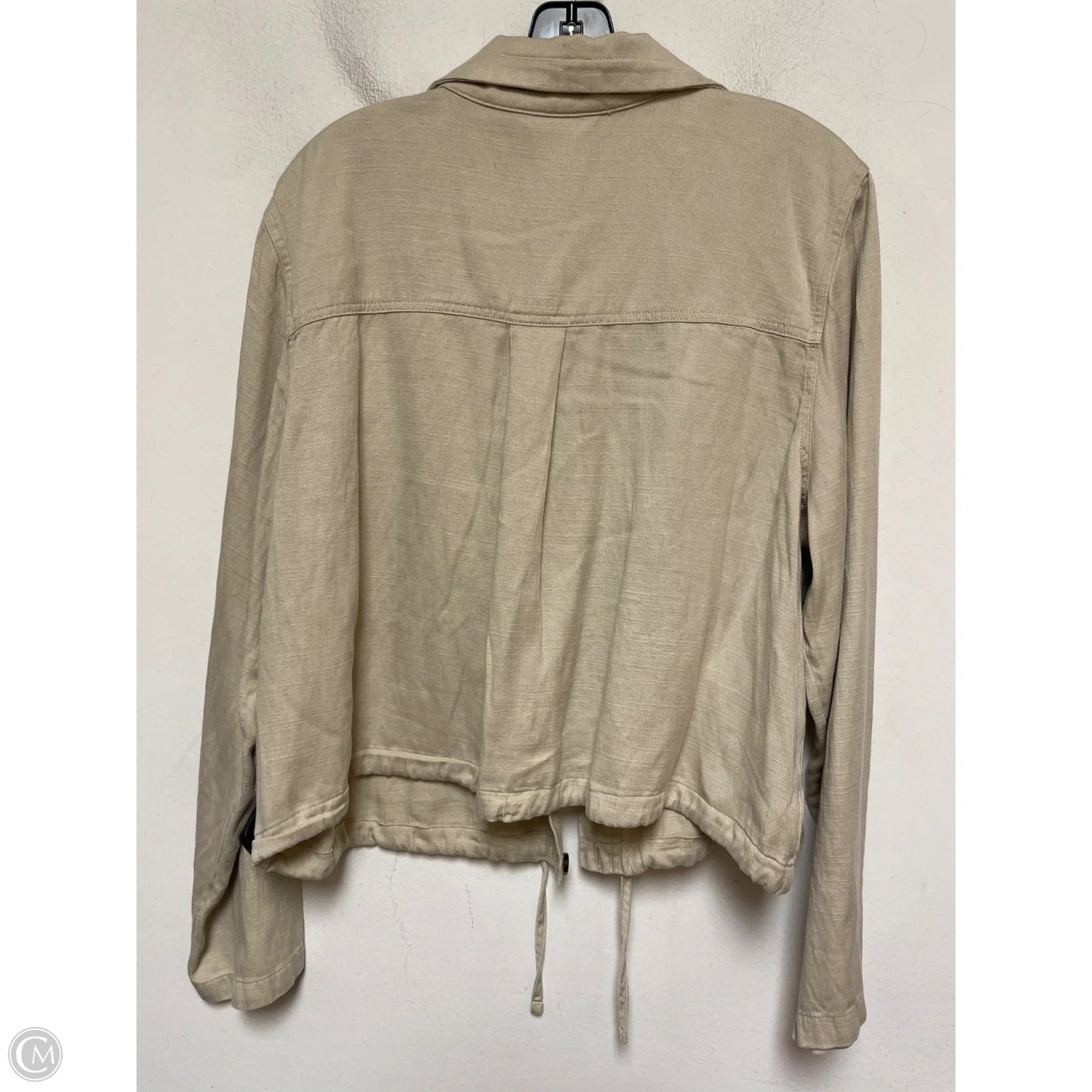 Top Long Sleeve By Sonoma In Tan, Size: Xl