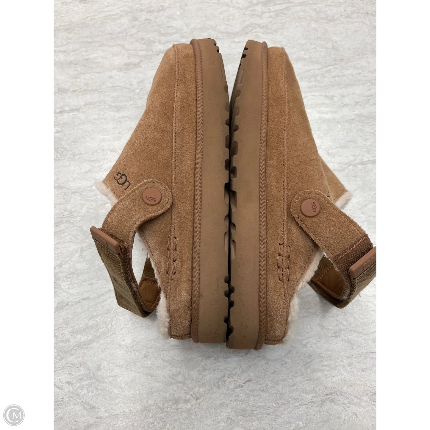 Boots Designer By Ugg In Brown, Size: 11