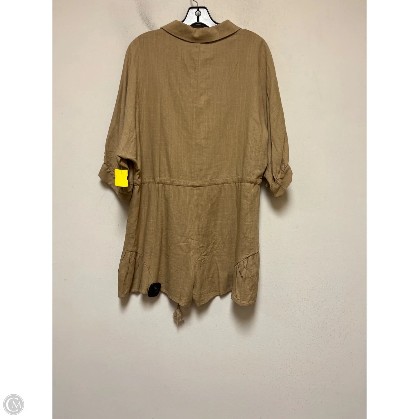 Romper By Aakaa In Tan, Size: S