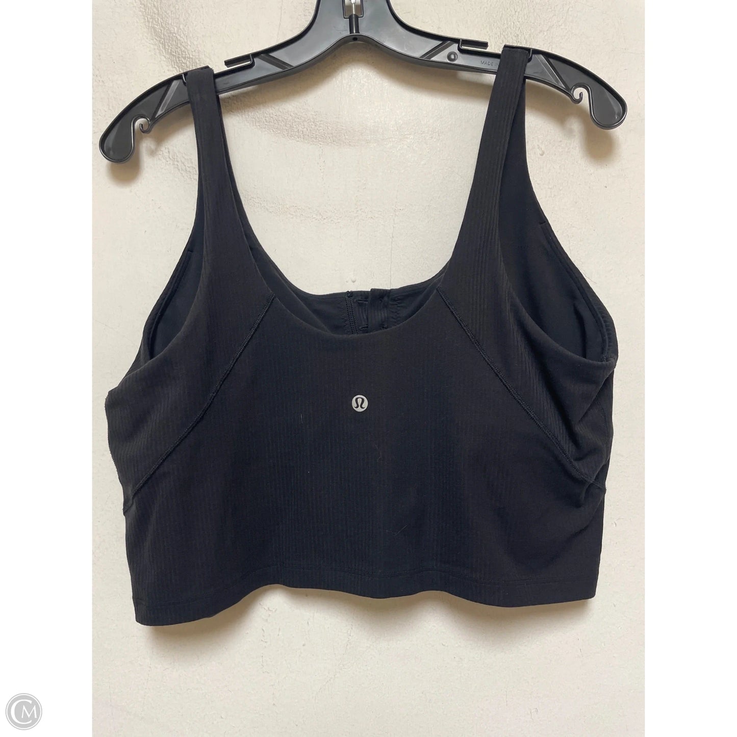 Athletic Tank Top By Lululemon In Black, Size: 14