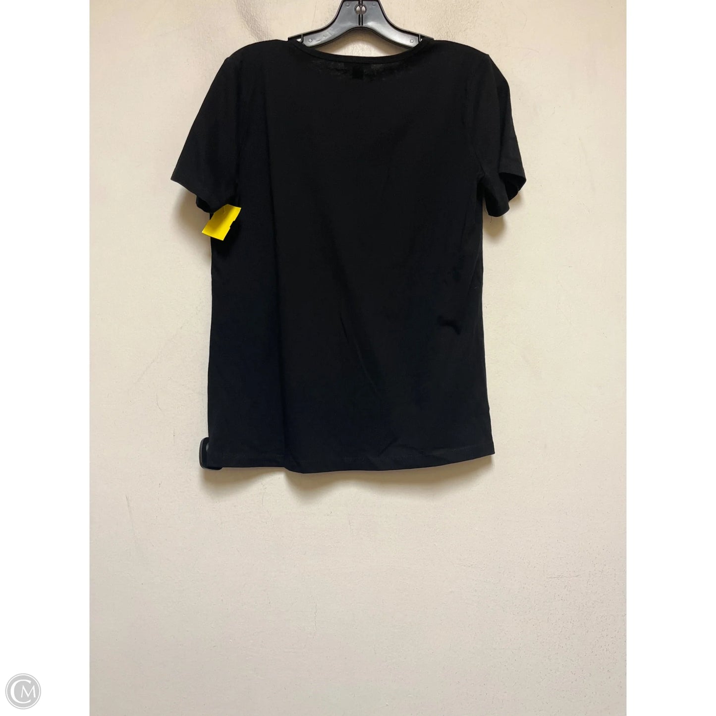 Top Short Sleeve Basic By Ann Taylor In Black, Size: M