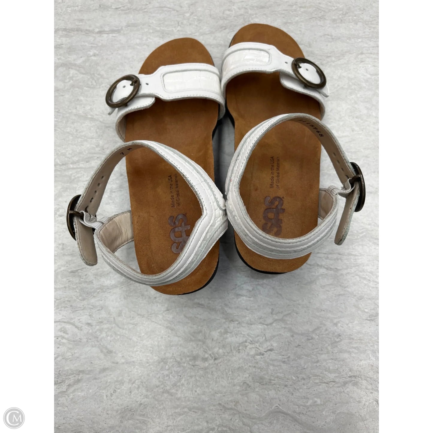 Sandals Flats By Sas In White, Size: 7