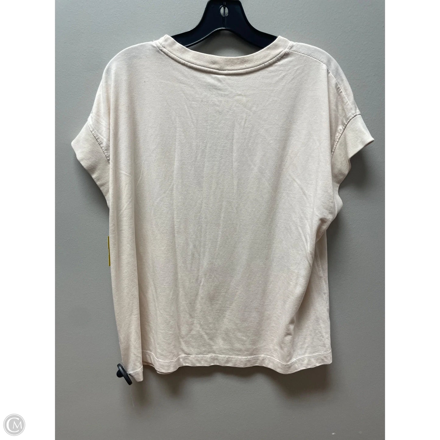 Top Short Sleeve By Disney In Cream, Size: M