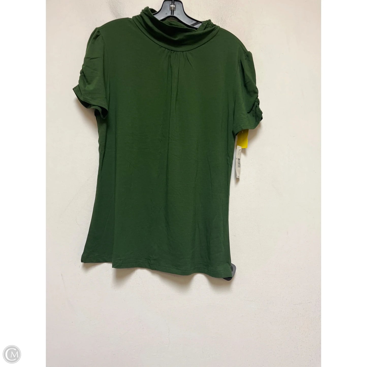 Top Short Sleeve By New Directions In Green, Size: L