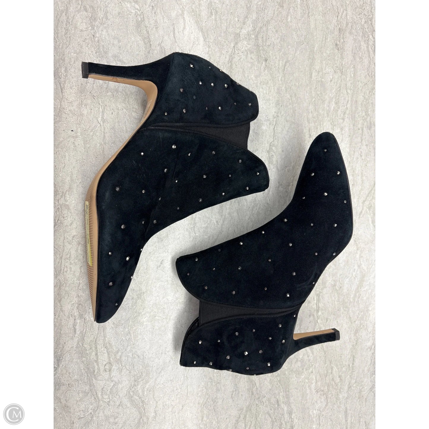 Boots Ankle Heels By White House Black Market In Black, Size: 9.5