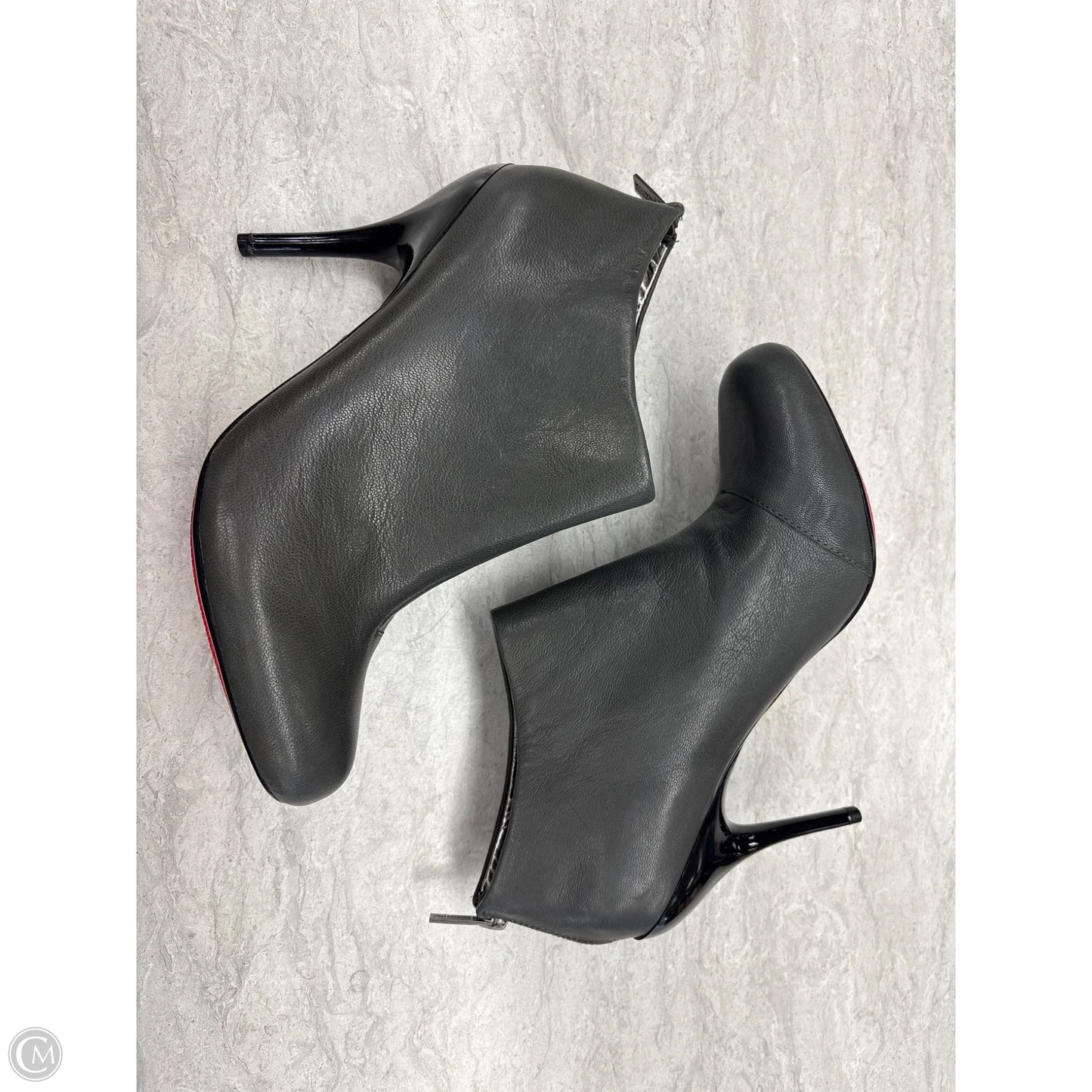 Boots Ankle Heels By Kenneth Cole Reaction In Grey, Size: 10