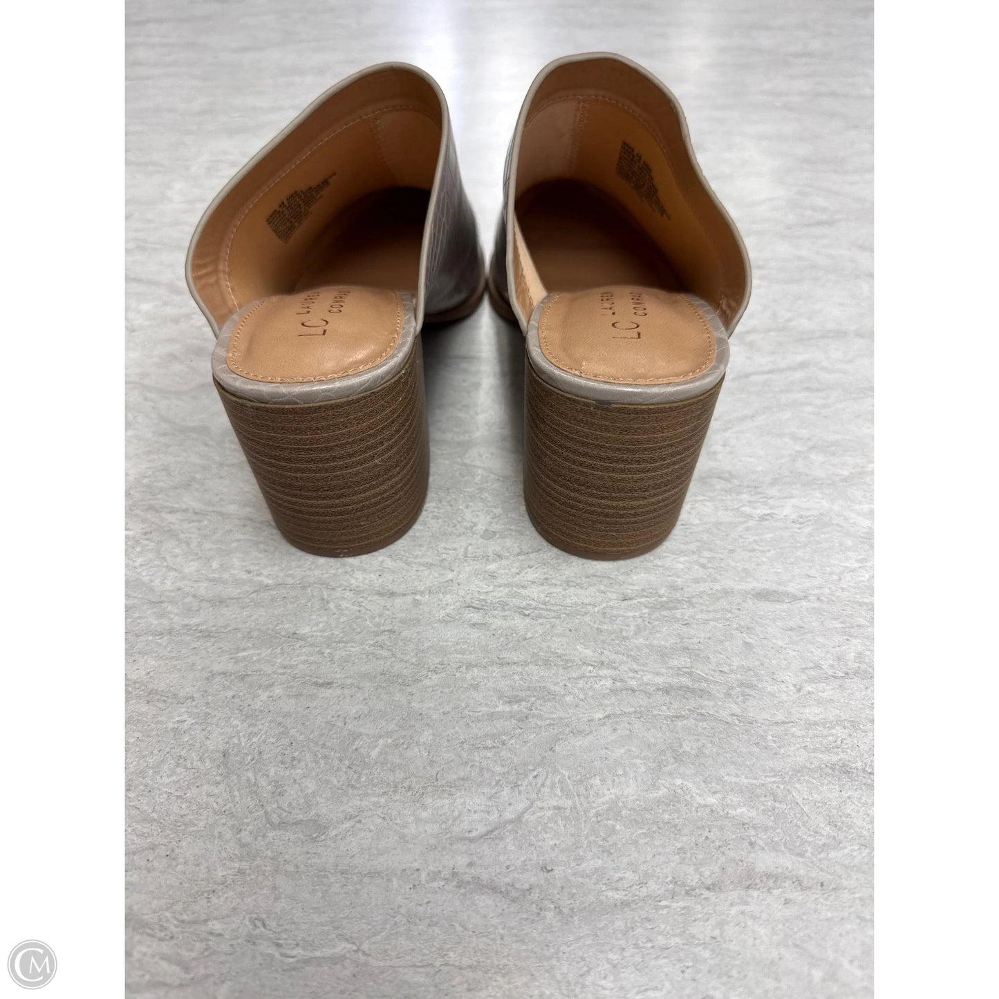 Shoes Heels Block By Lc Lauren Conrad In Taupe, Size: 8.5