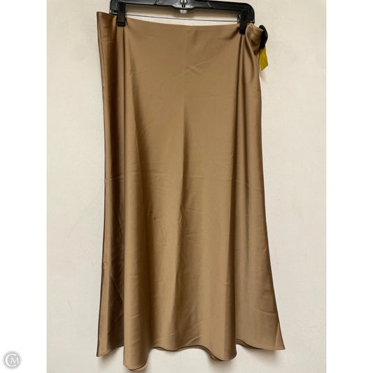 Skirt Midi By J. Crew In Tan, Size: L