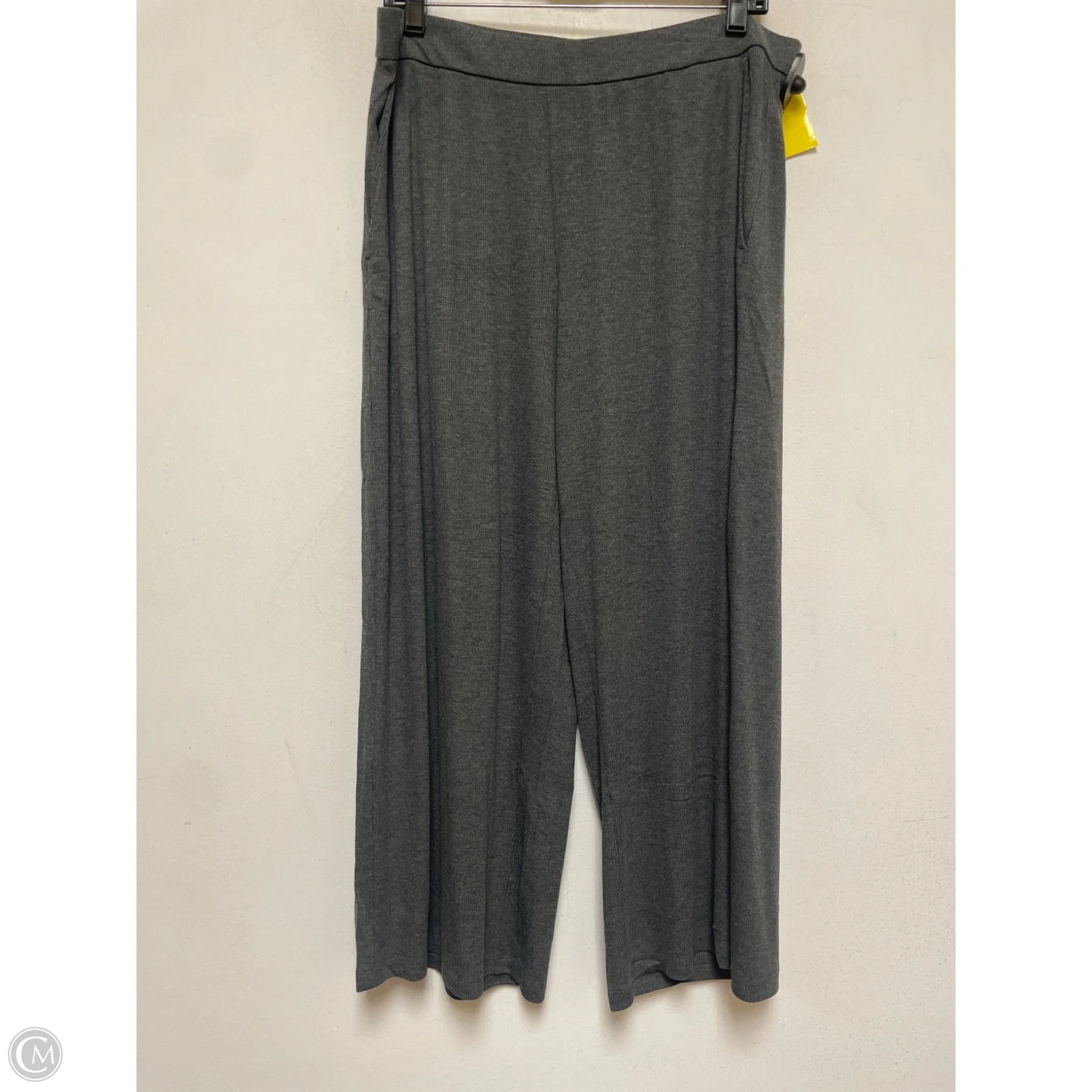Pants Cropped By Eileen Fisher In Grey, Size: 12