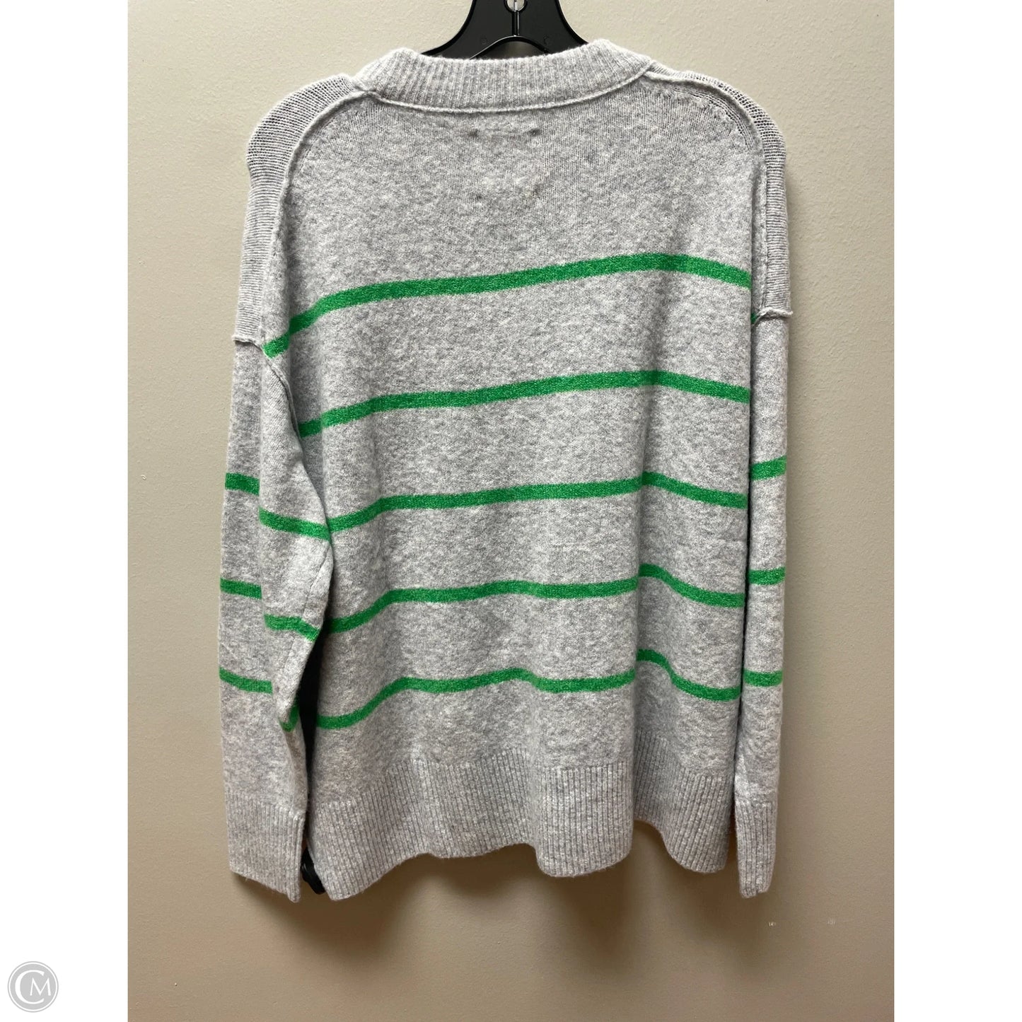 Sweater By Aerie In Green & Grey, Size: Xs