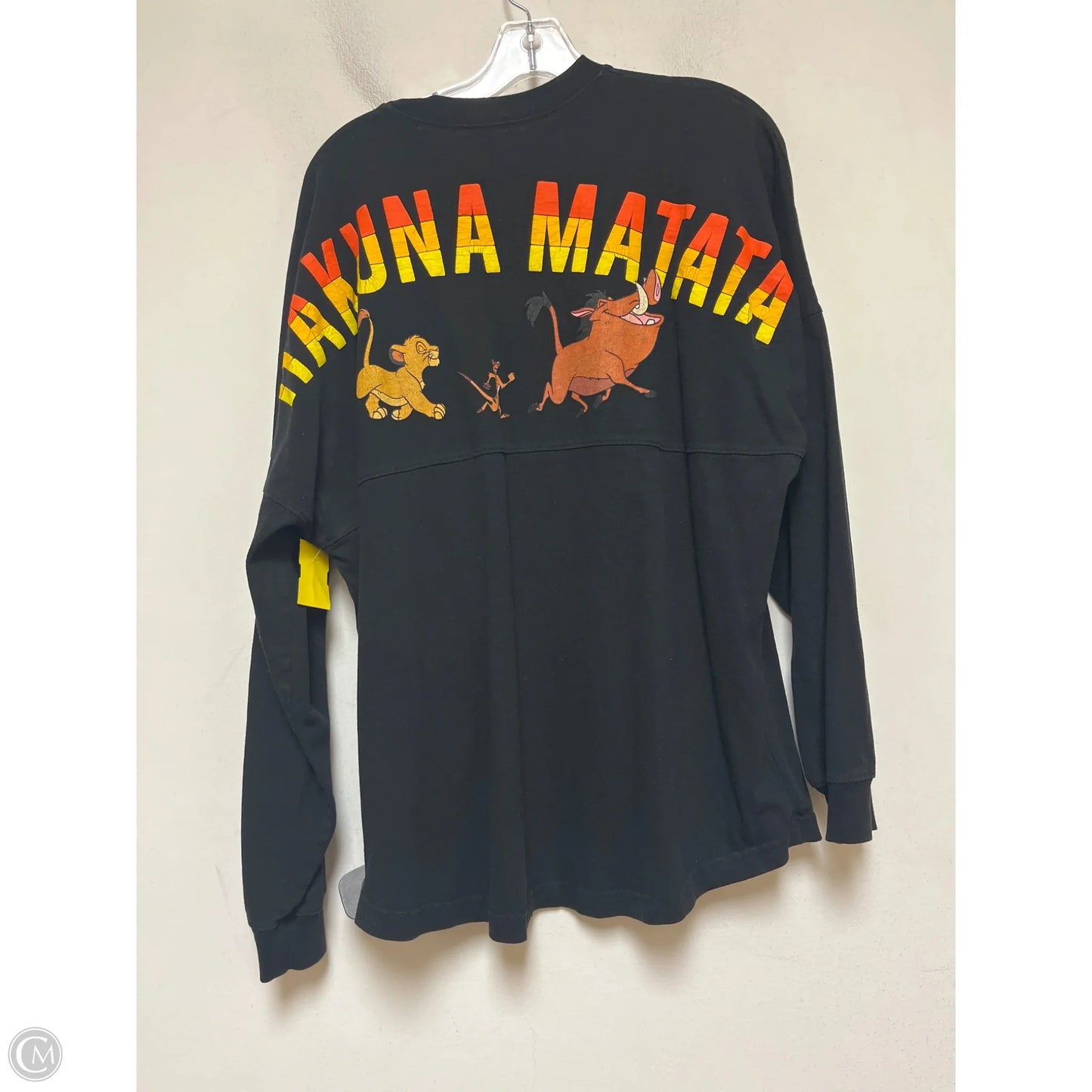 Top Long Sleeve By Disney Store In Black, Size: M
