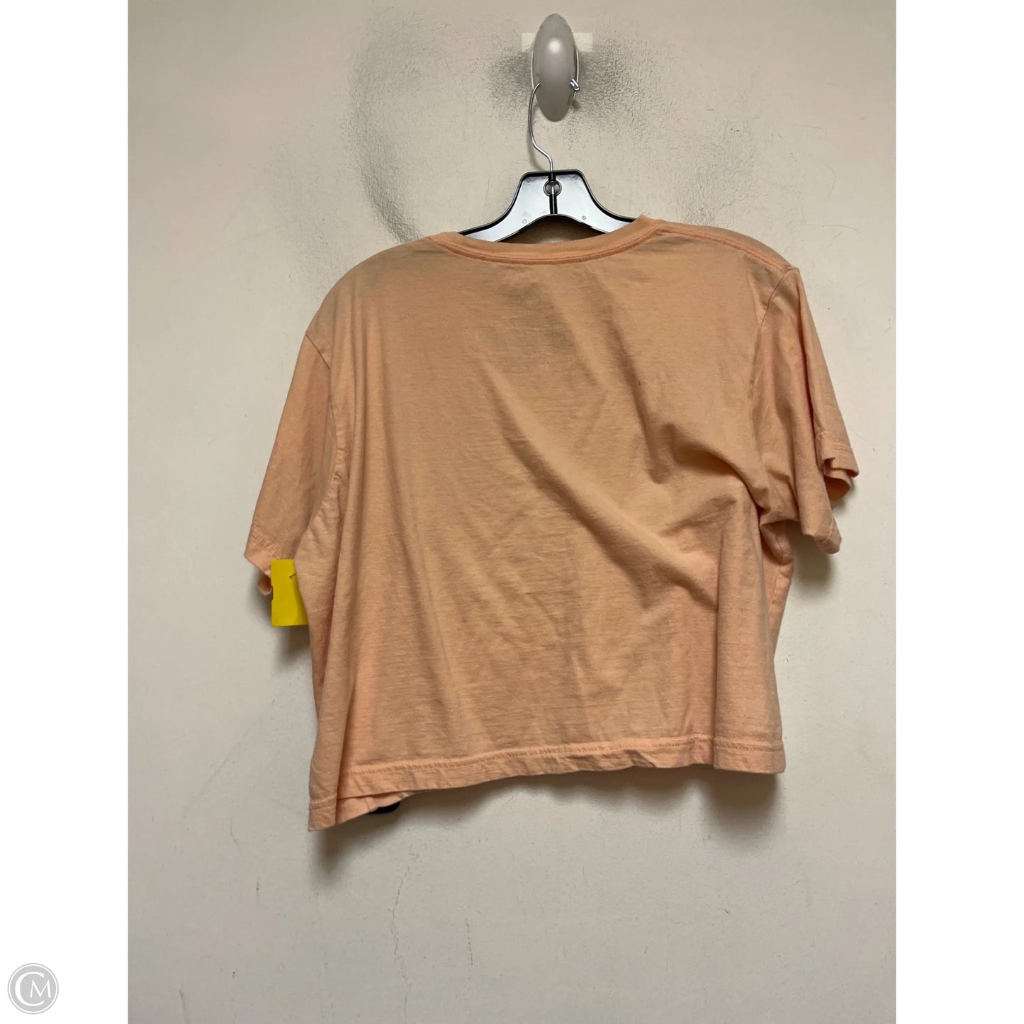 Top Short Sleeve Basic By Disney In Peach, Size: L