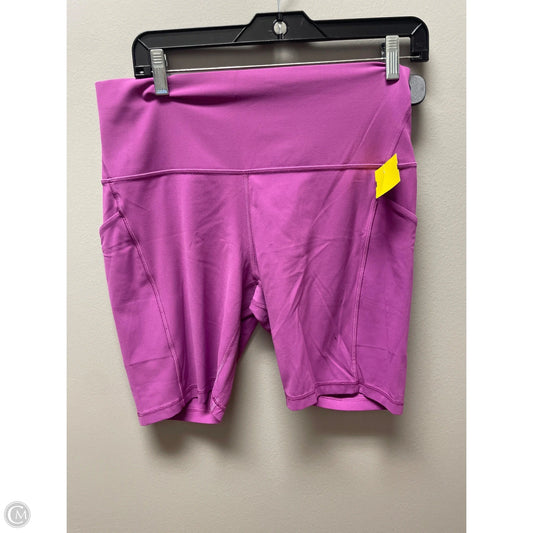 Athletic Shorts By Lululemon In Purple, Size: 12