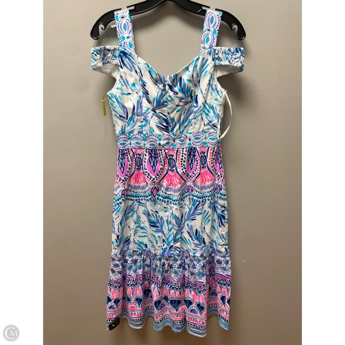 Dress Designer By Lilly Pulitzer In Blue & White, Size: Xs