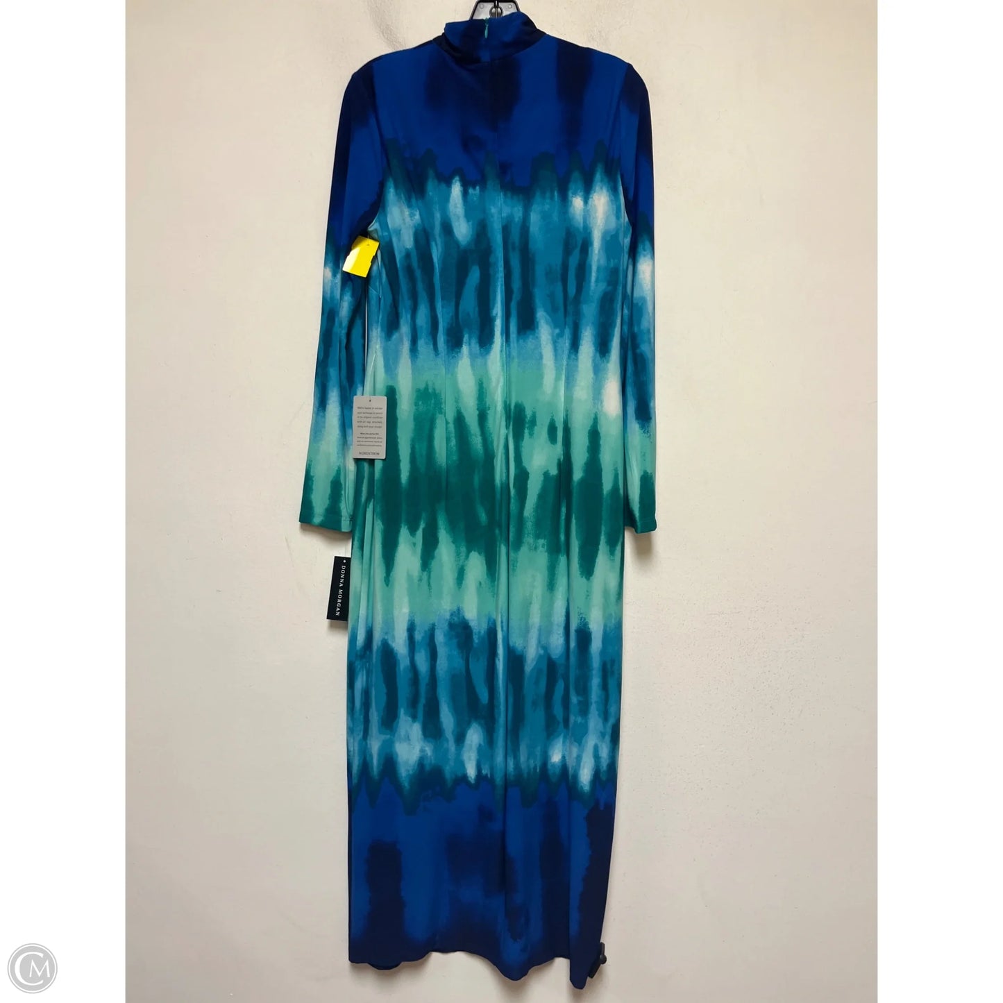 Dress Casual Maxi By Donna Morgan In Blue & Green, Size: M