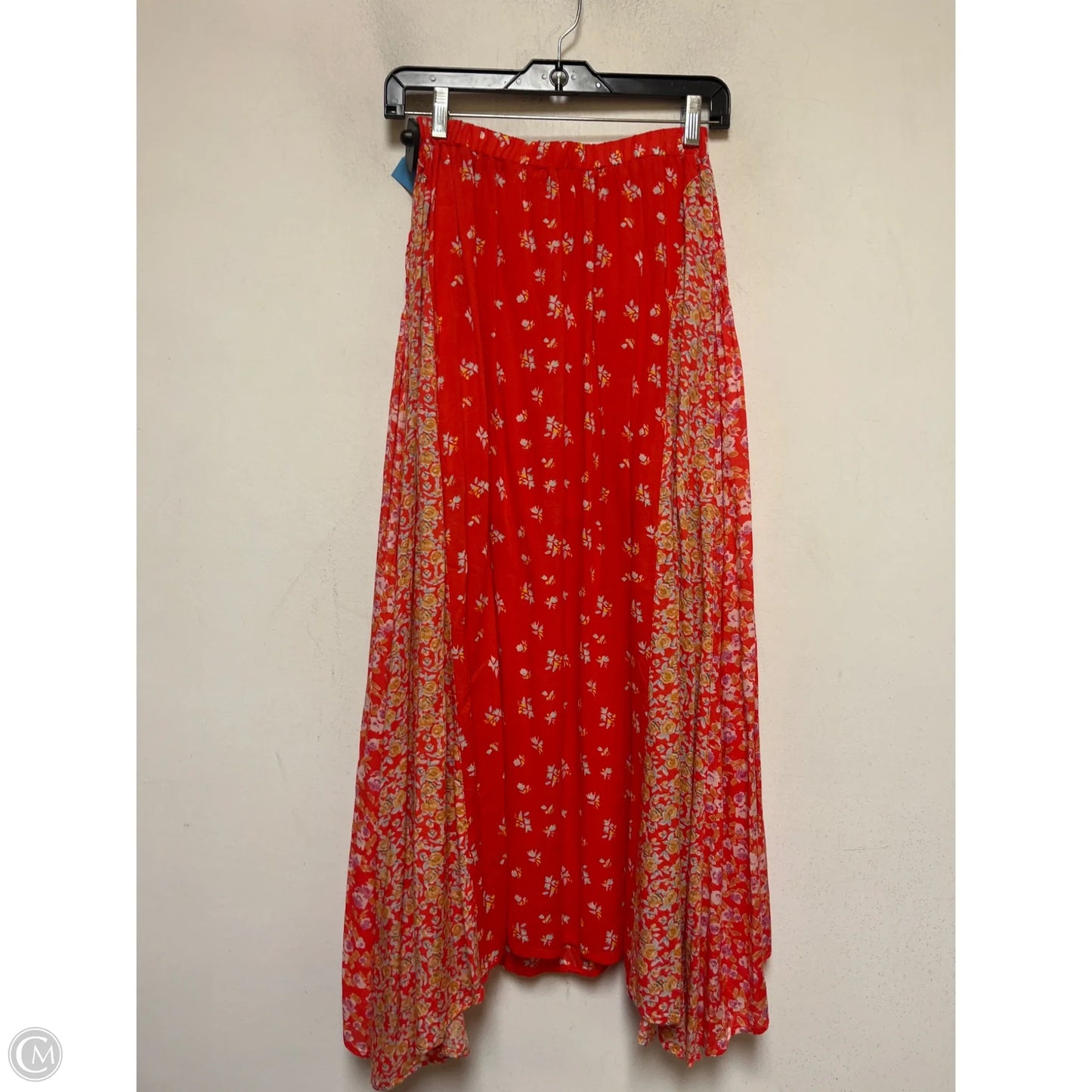 Skirt Set 2pc By Free People In Orange & Yellow, Size: 0