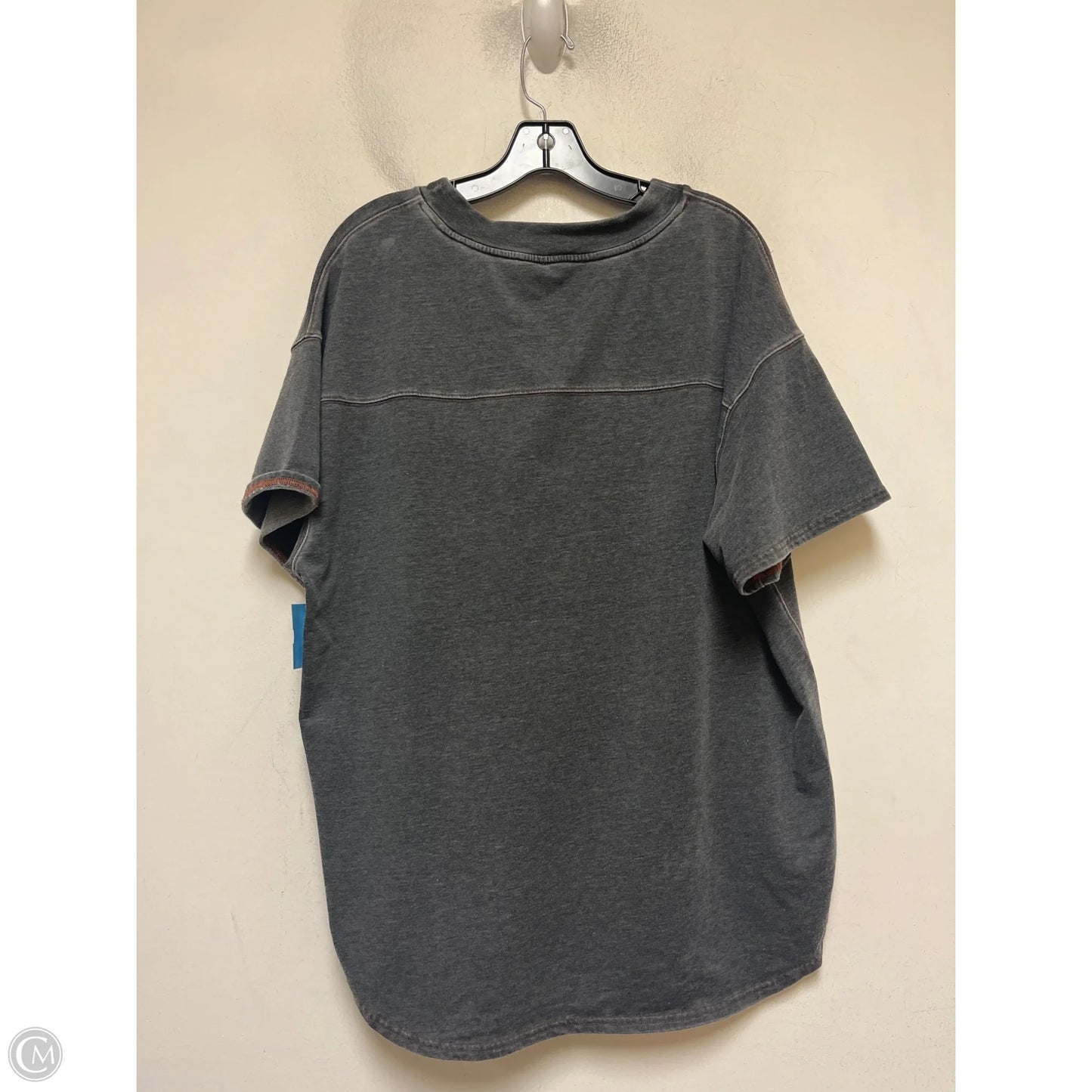 Top Short Sleeve By Free People In Grey, Size: Xs