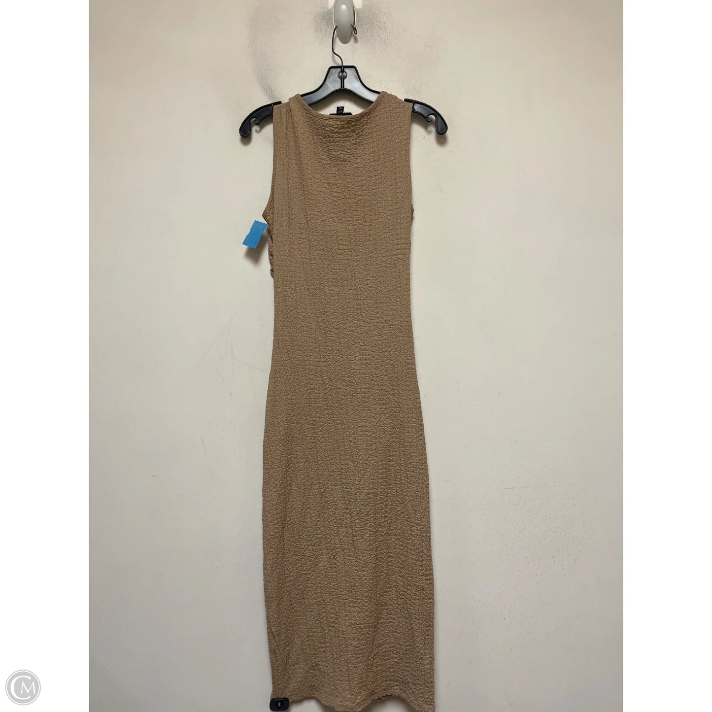 Dress Casual Midi By See You Monday In Tan, Size: Xl