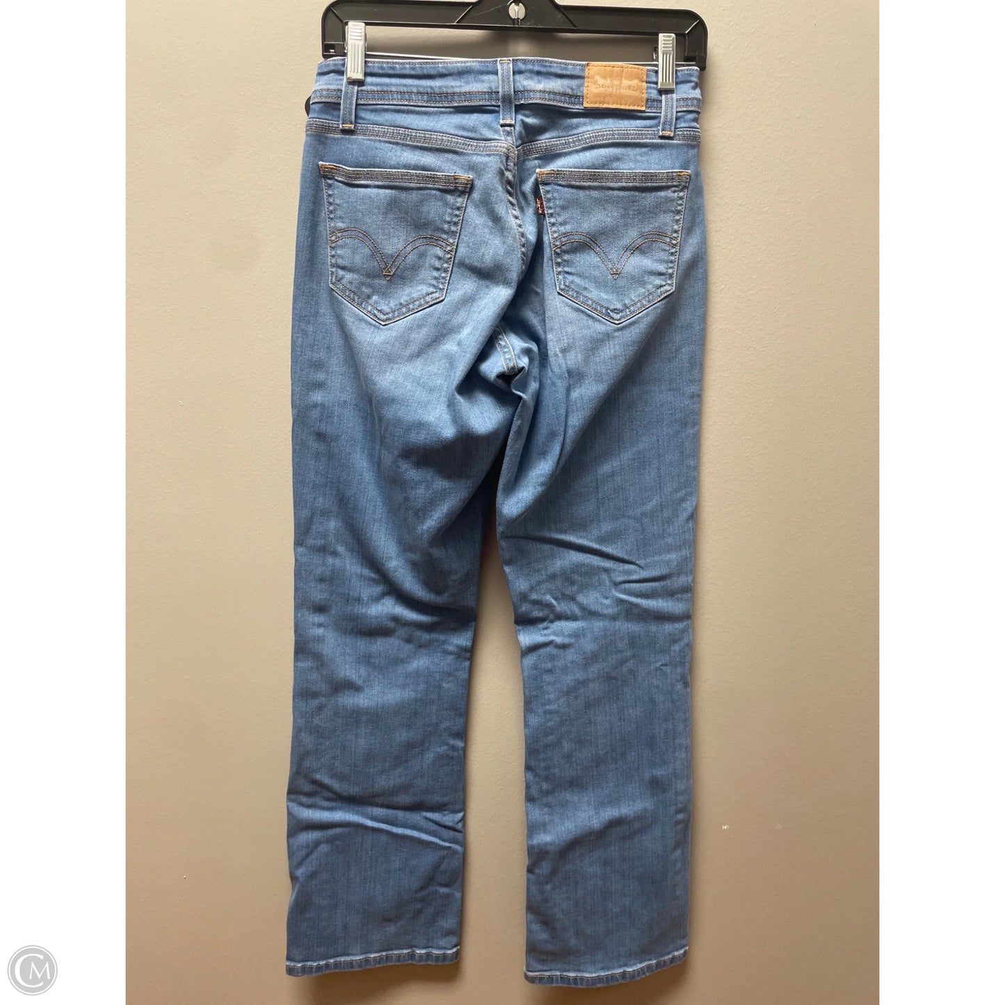 Jeans Boot Cut By Levis In Blue Denim, Size: 4