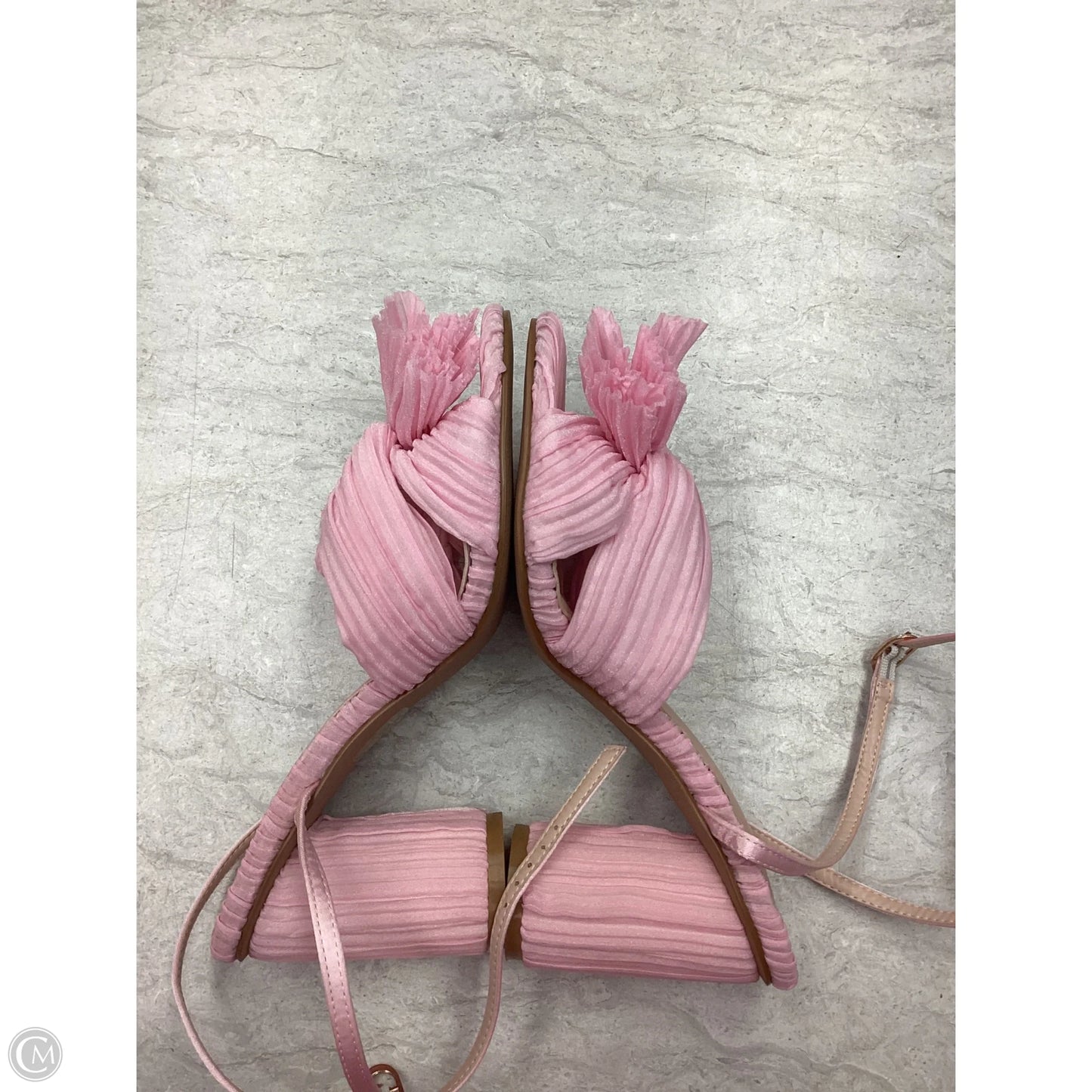 Shoes Heels Block By Clothes Mentor In Pink, Size: 7