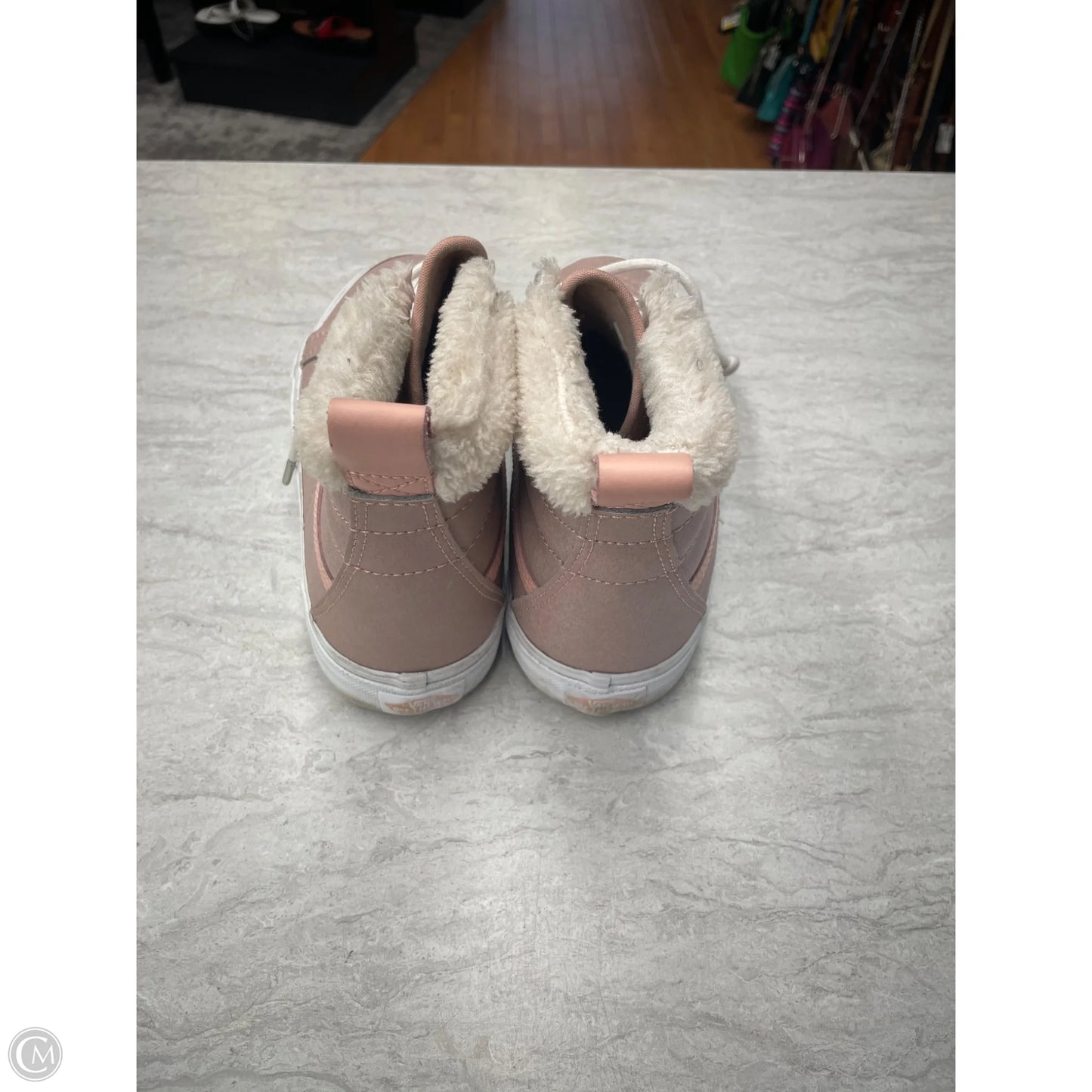 Shoes Sneakers By Vans In Pink, Size: 7