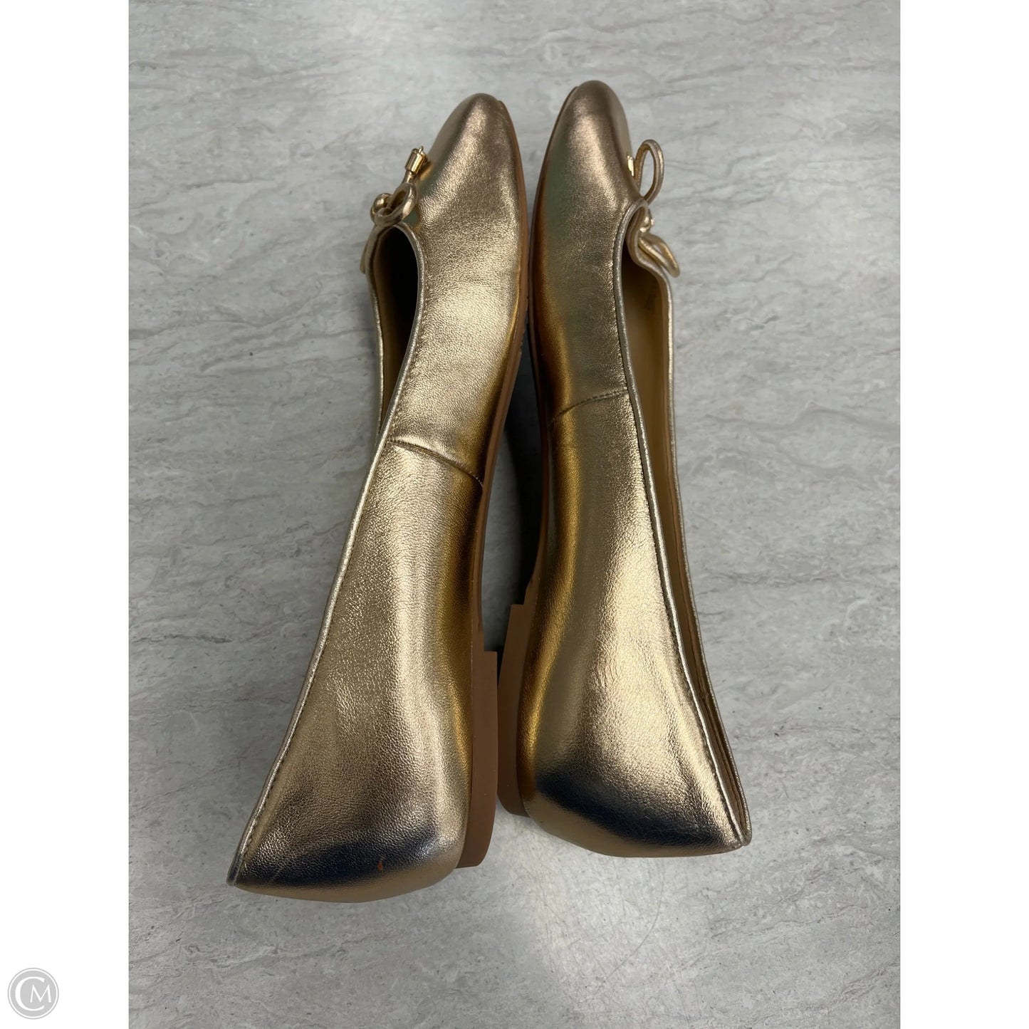 Shoes Flats By Michael By Michael Kors In Gold, Size: 9