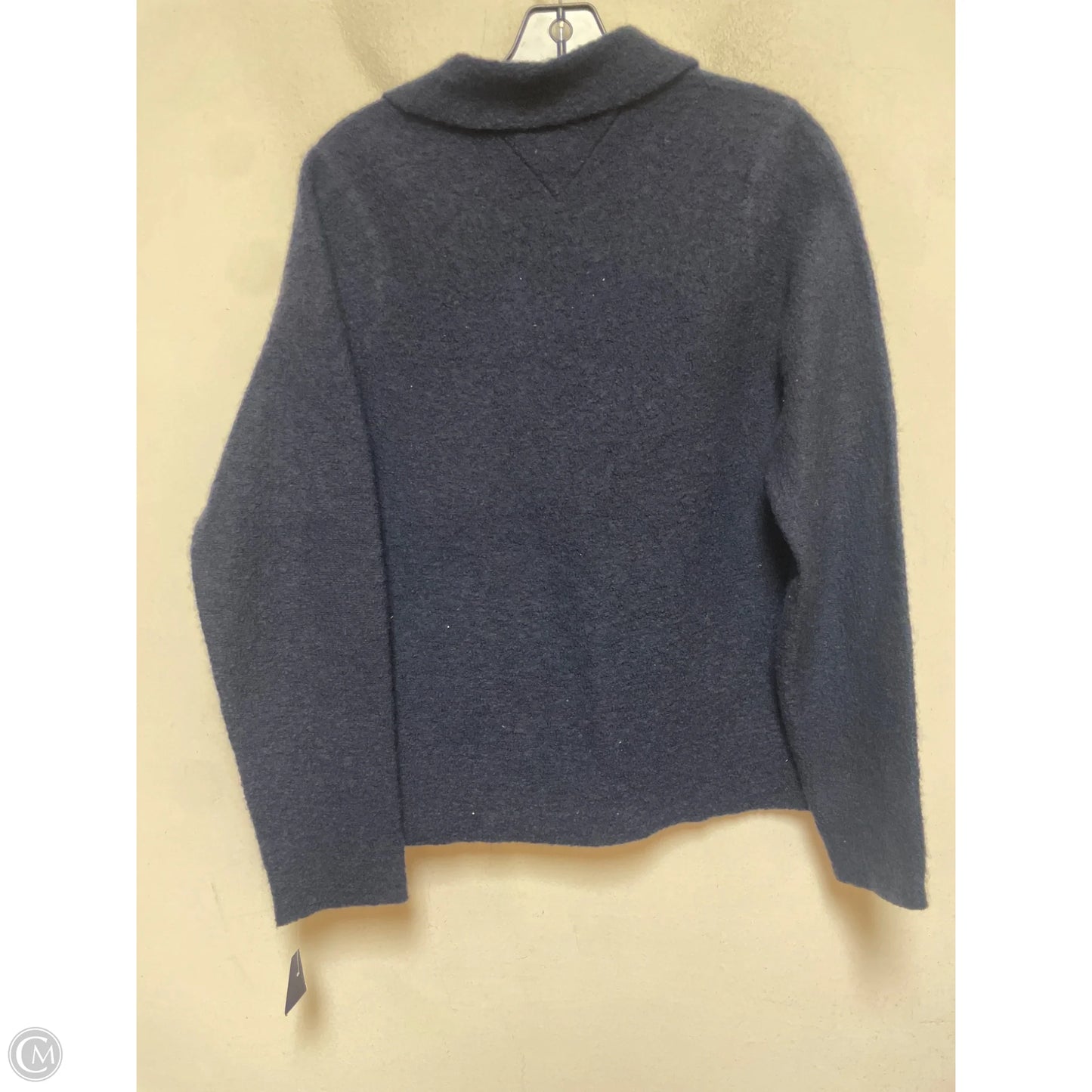 Sweater Cardigan By Tommy Hilfiger In Blue, Size: L