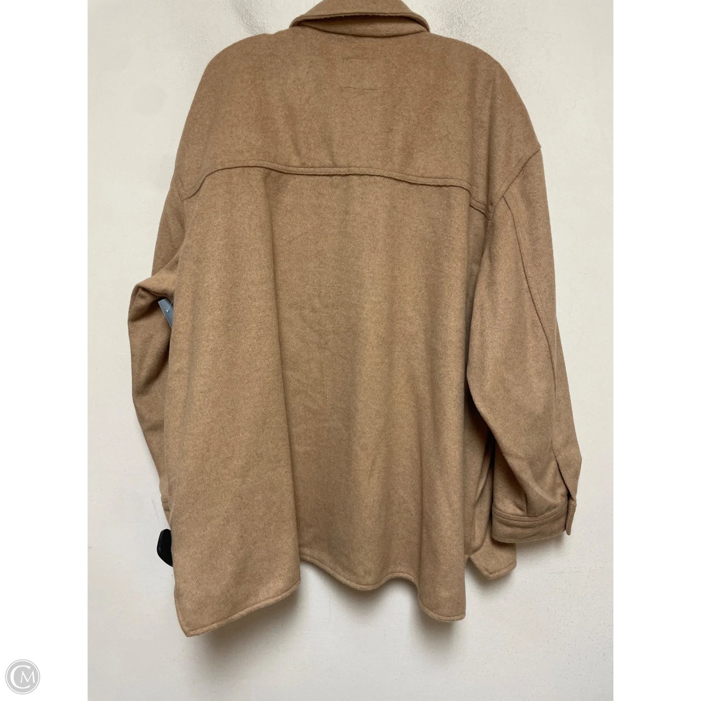 Jacket Shirt By Old Navy In Tan, Size: Xxl