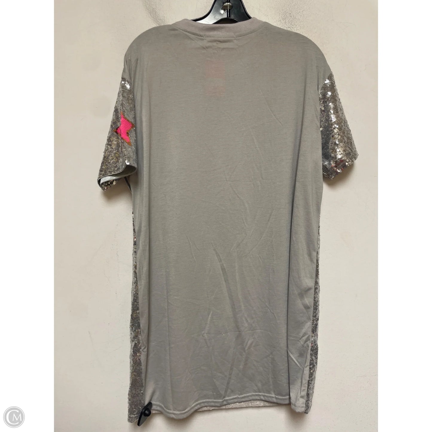 Dress Casual Short By Simply Southern In Silver, Size: S