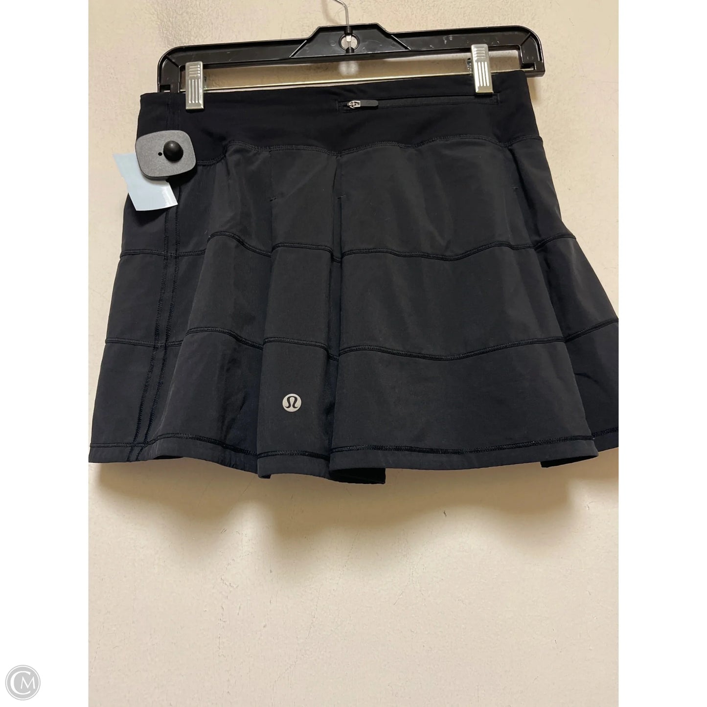 Athletic Skort By Lululemon In Black, Size: 4