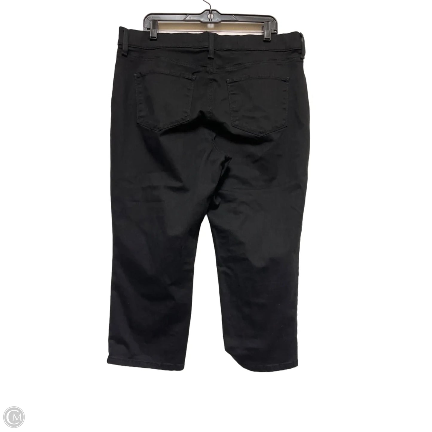 Jeans Cropped By Not Your Daughters Jeans In Black, Size: 14