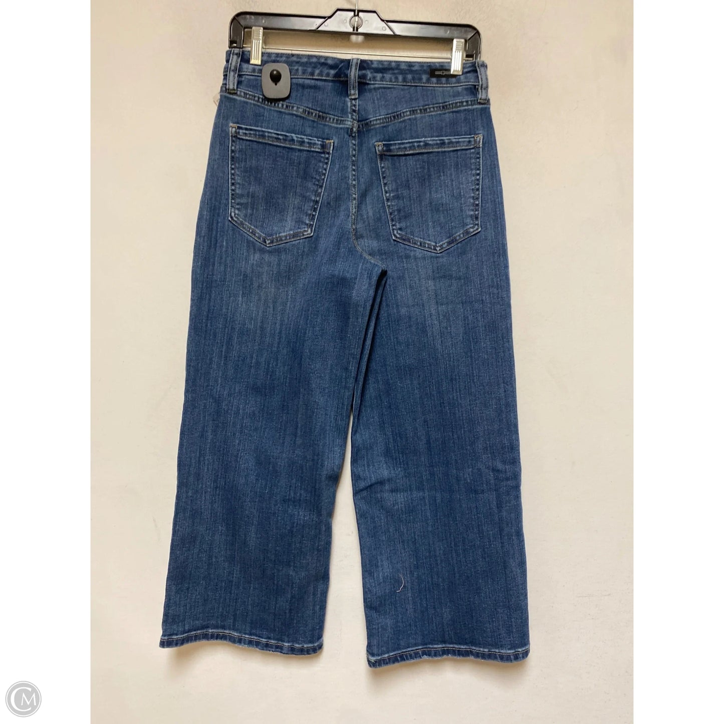 Jeans Cropped By Liverpool In Blue Denim, Size: 4