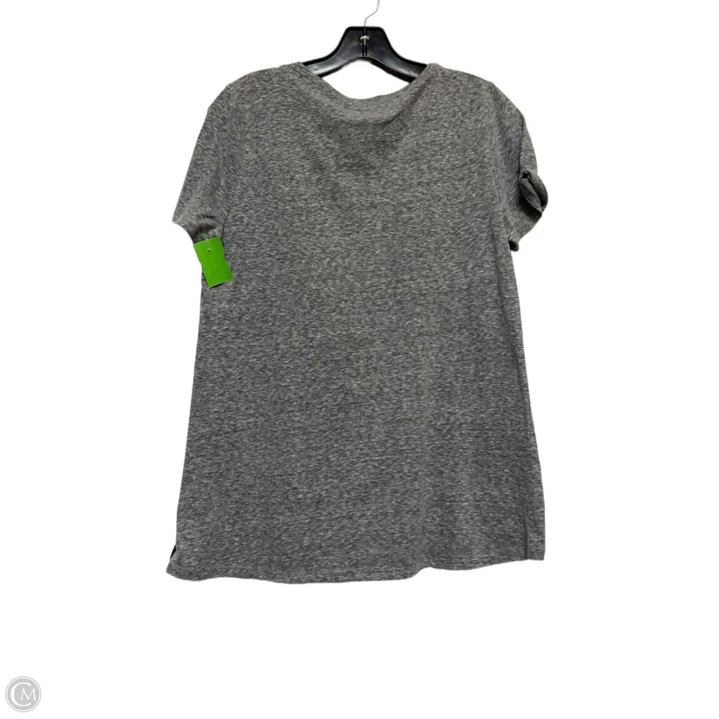 Top Short Sleeve Basic By Disney In Grey, Size: L