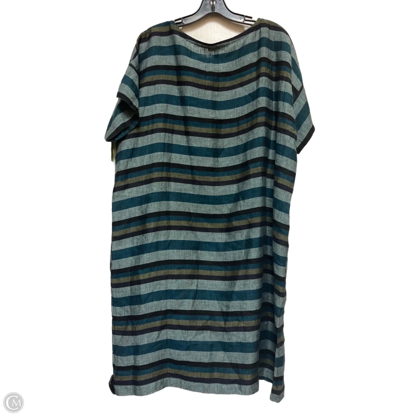 Dress Casual Short By Eileen Fisher In Striped Pattern, Size: L