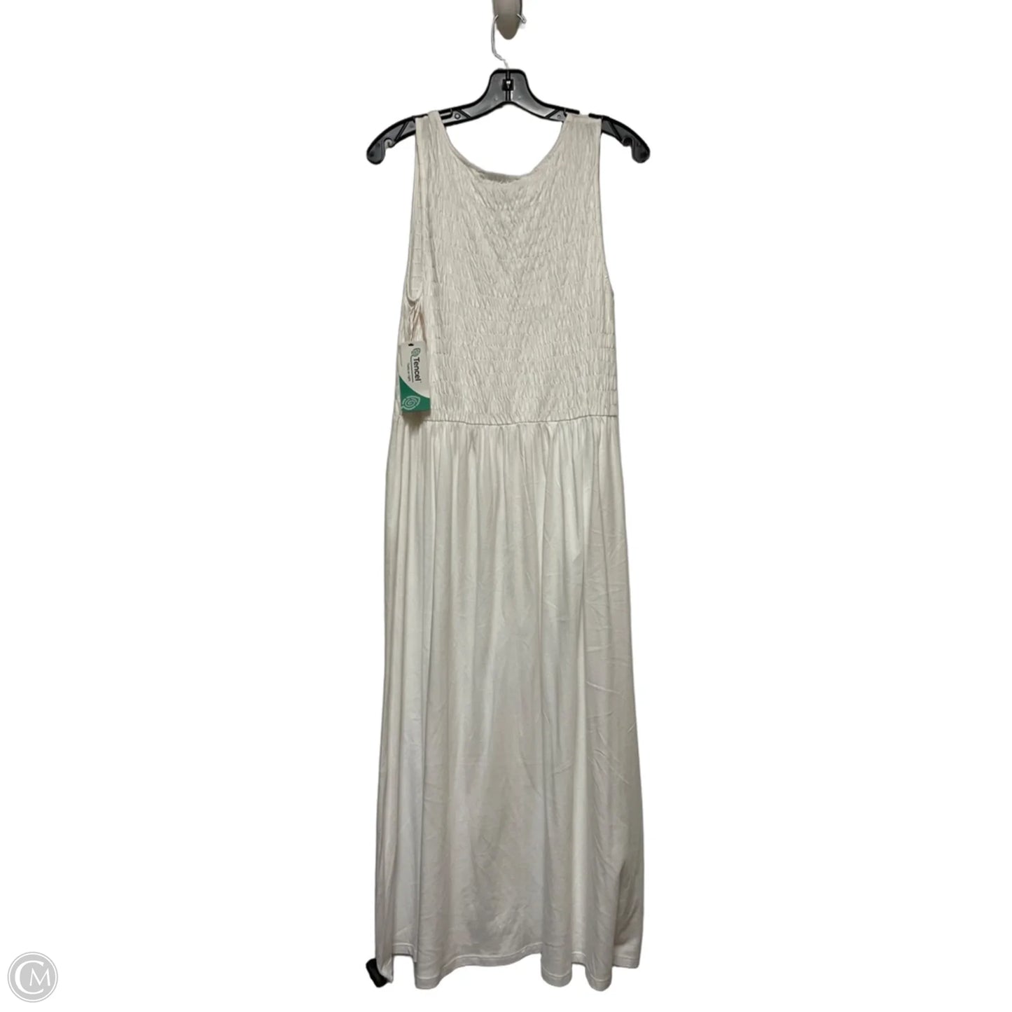 Dress Casual Midi By Tommy Hilfiger In White, Size: M