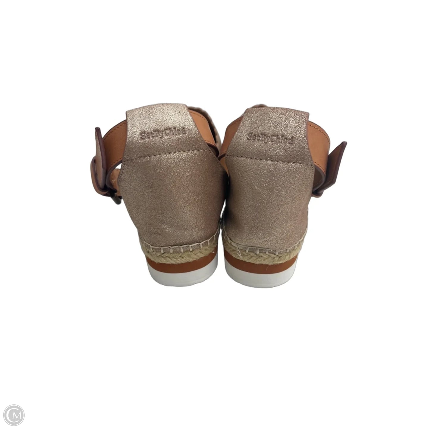 Shoes Designer By See By Chloe In Bronze, Size: 10