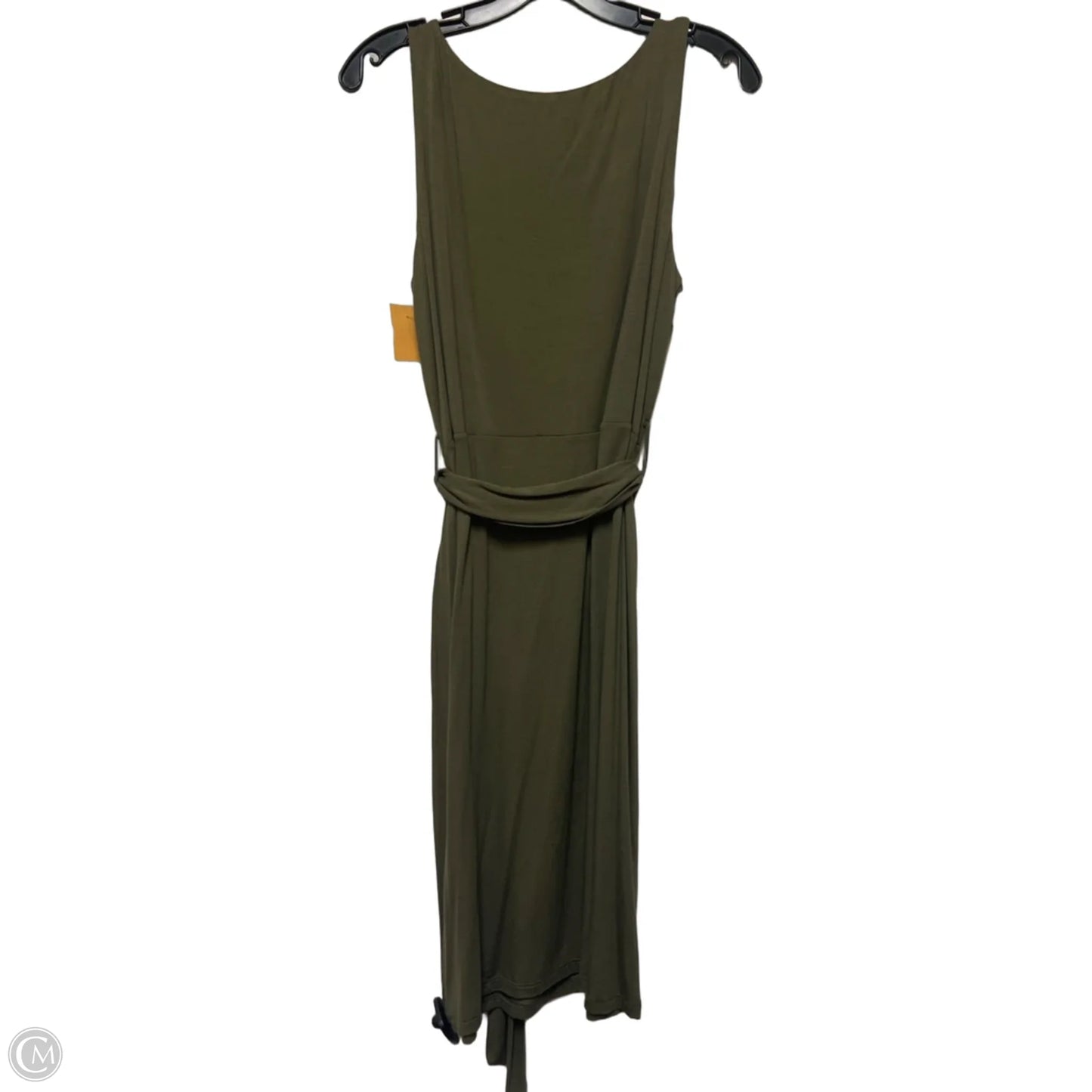 Dress Casual Short By Calvin Klein In Green, Size: M