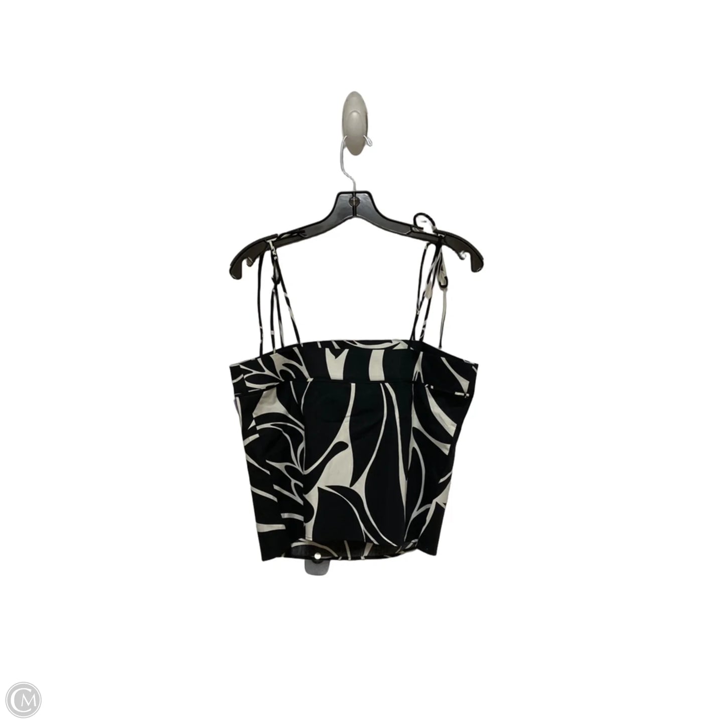 Top Sleeveless By Express In Black & White, Size: S
