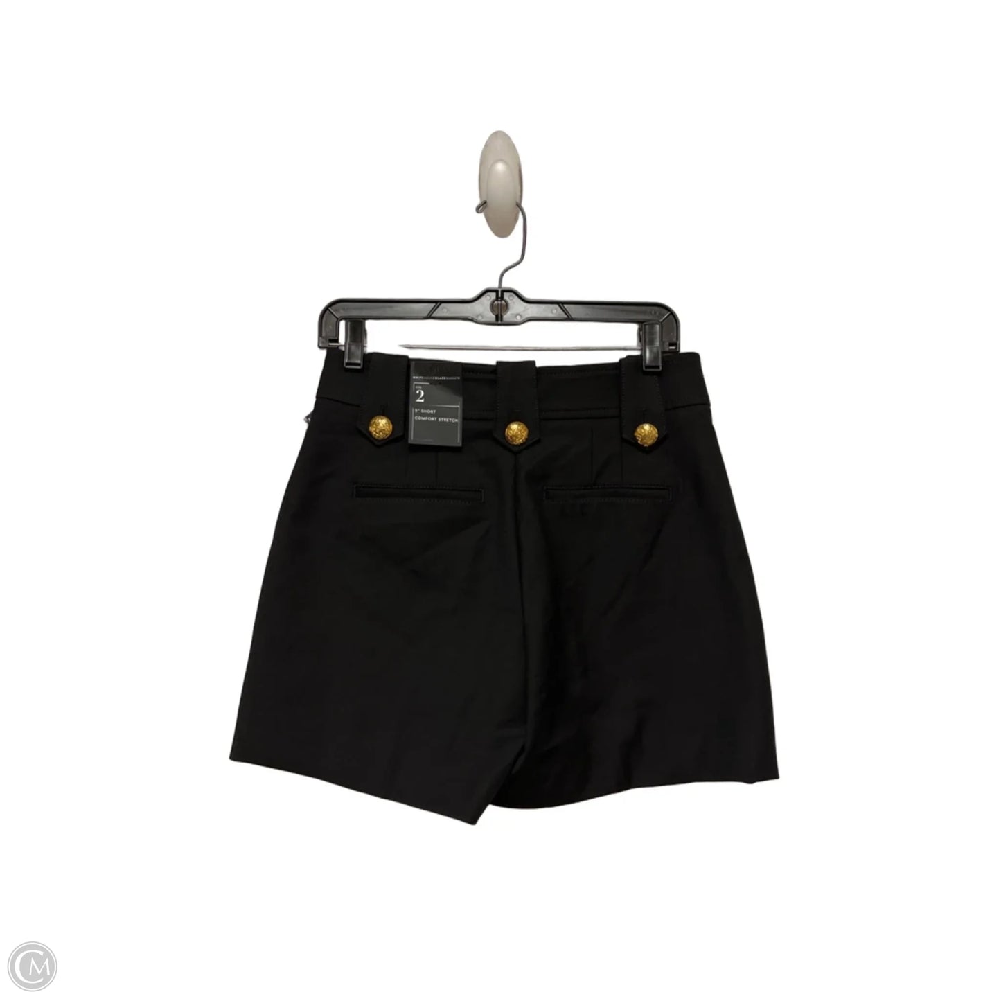 Shorts By White House Black Market In Black & Gold, Size: 2