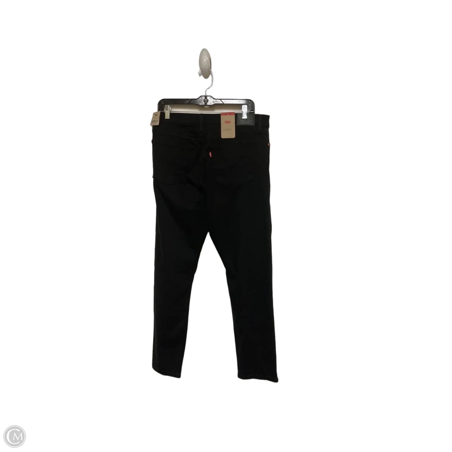 Jeans Straight By Levis In Black, Size: 8