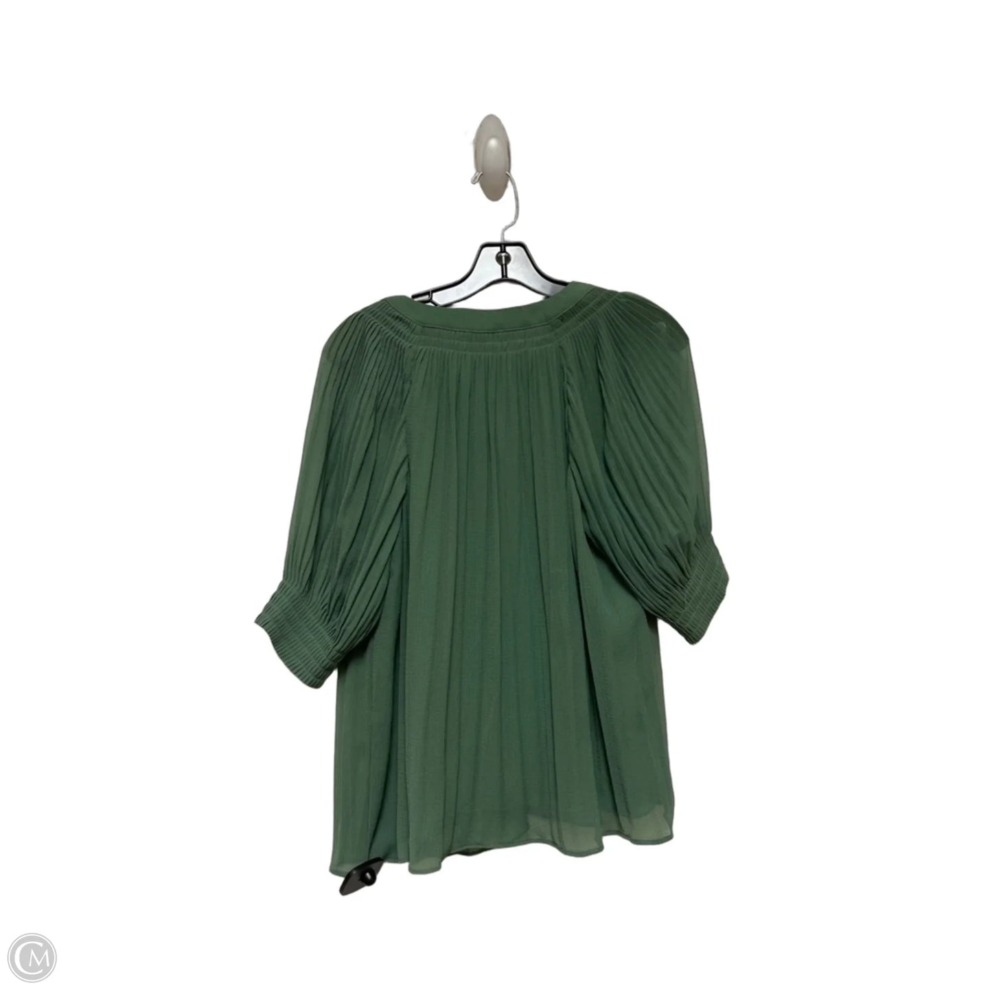 Top Short Sleeve By Current Air In Green, Size: S