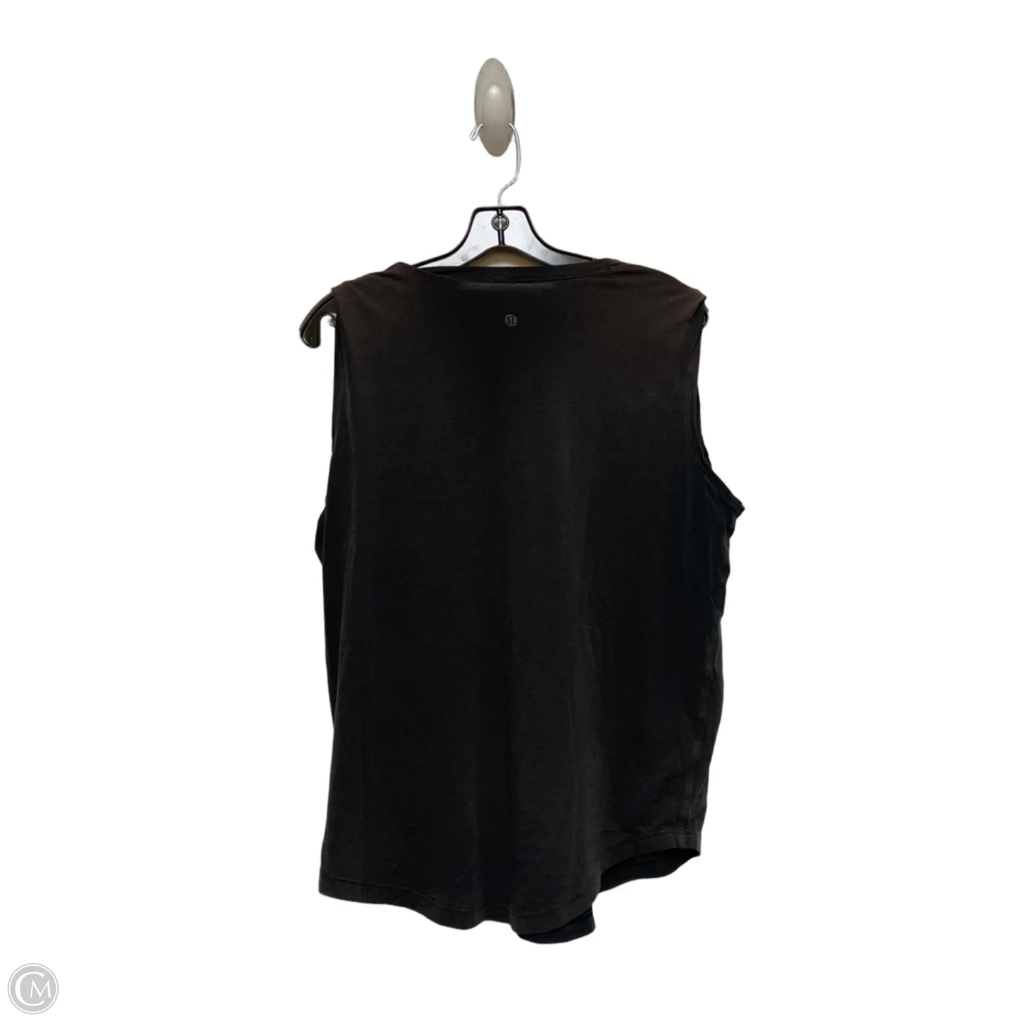 Athletic Tank Top By Lululemon In Black, Size: L