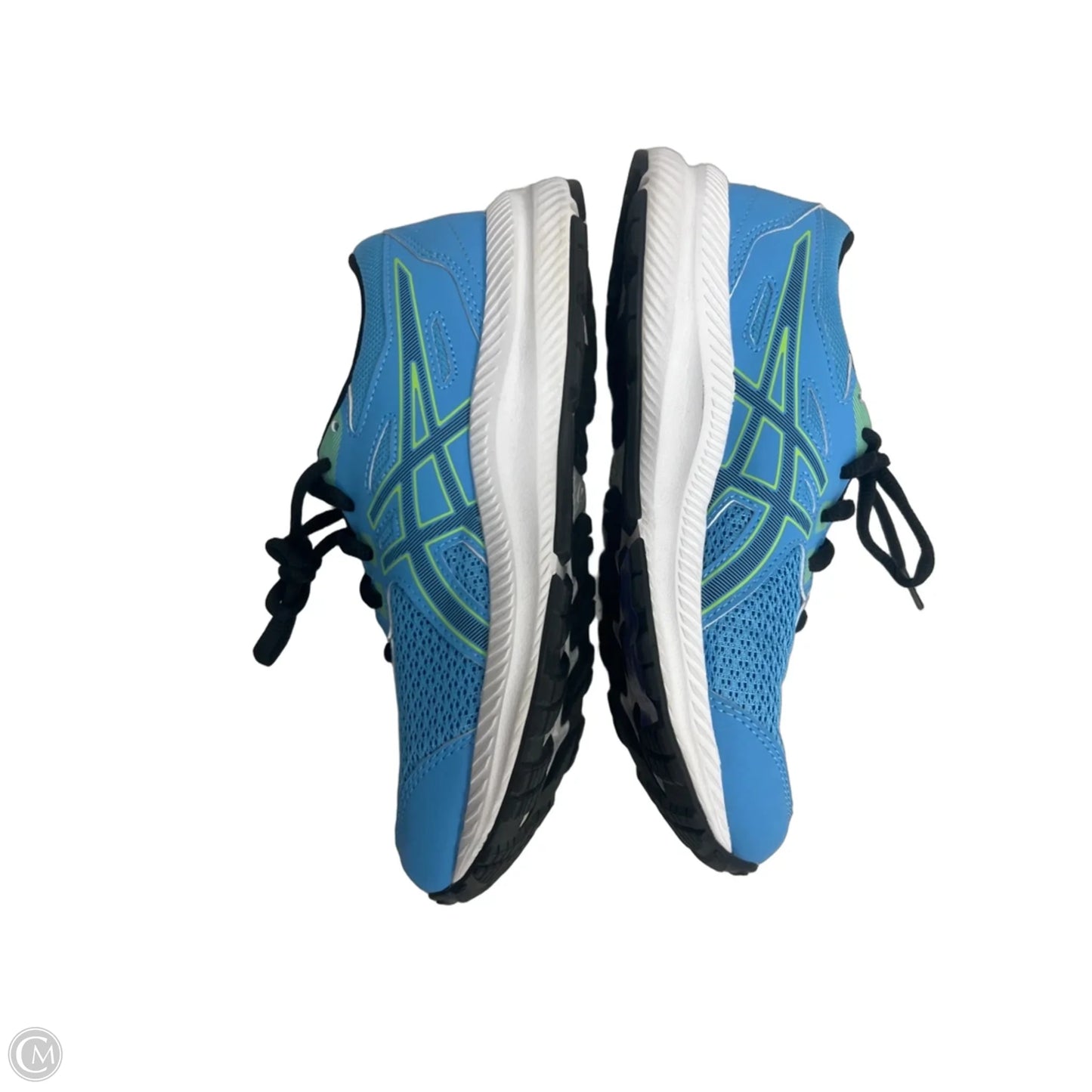 Shoes Athletic By Asics In Black & Blue, Size: 7