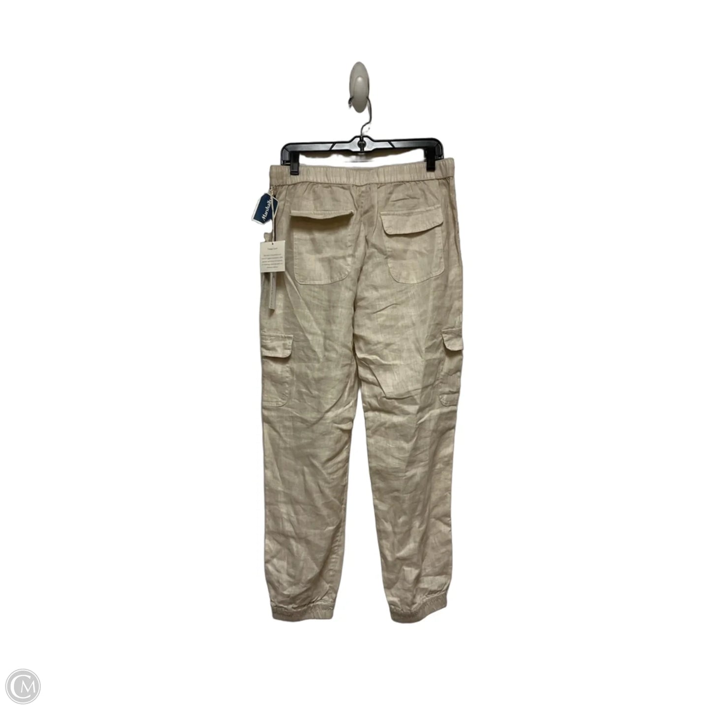 Pants Linen By Nicole Miller In Tan, Size: 12