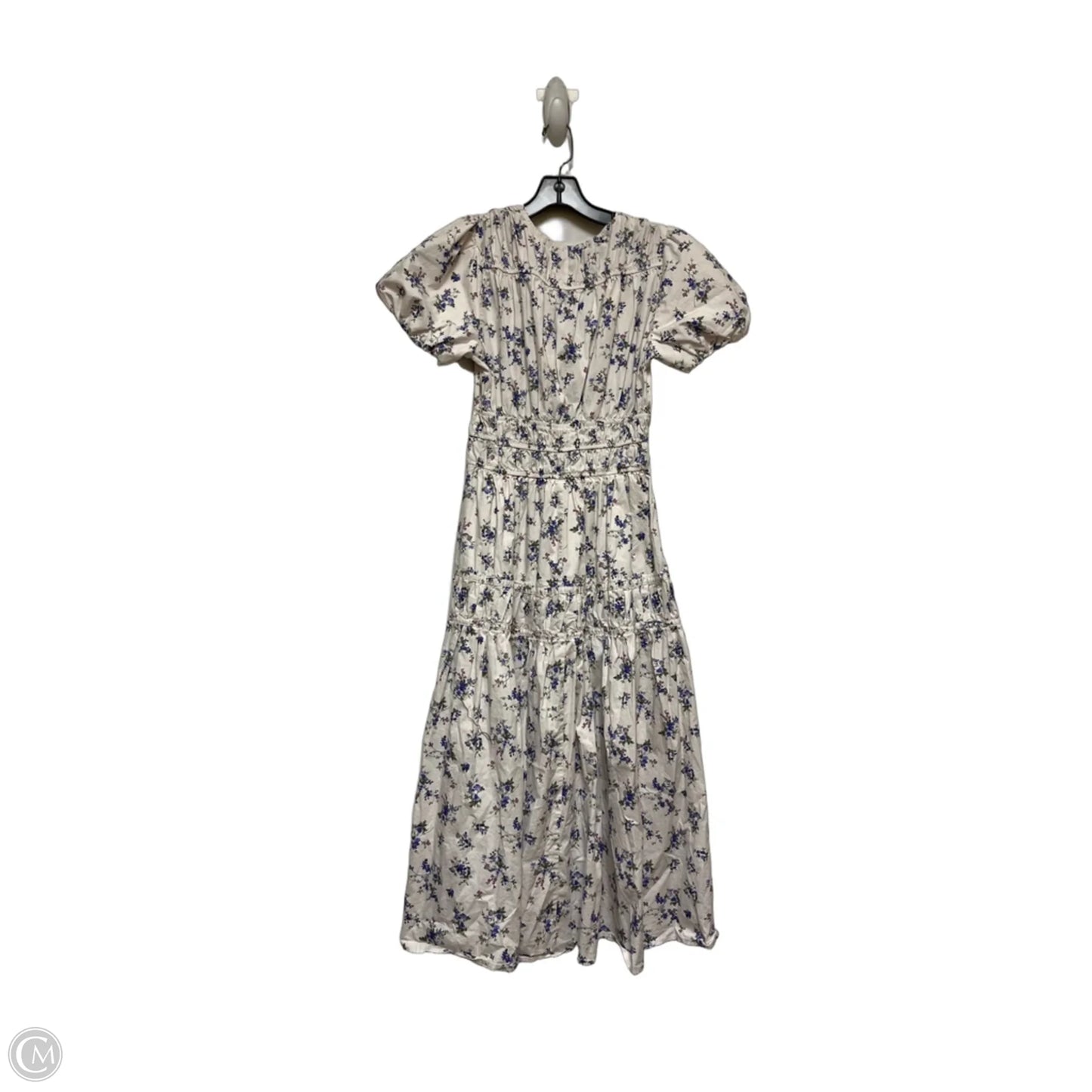 Dress Casual Midi By Francesca’s In Floral Print, Size: L