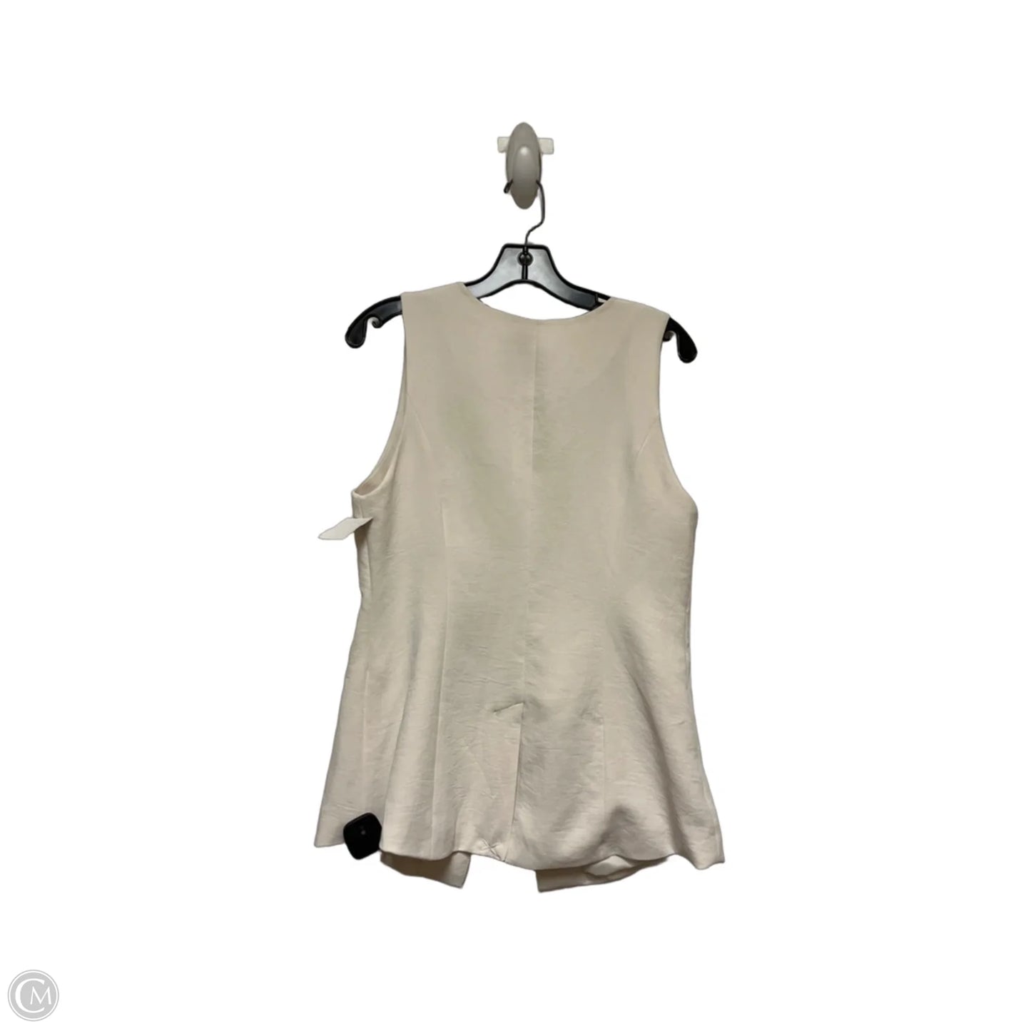 Top Sleeveless By A New Day In Cream, Size: M