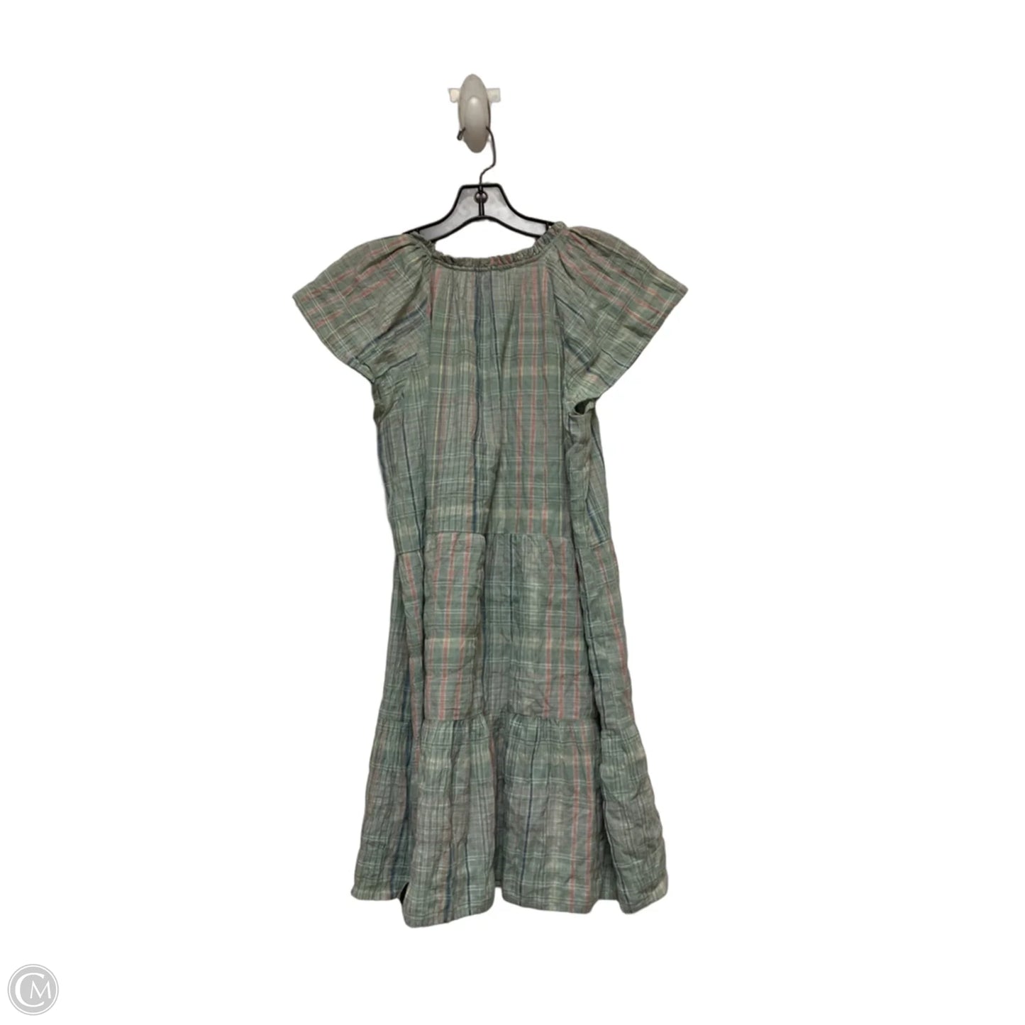 Dress Casual Short By Loft In Plaid Pattern, Size: Mp